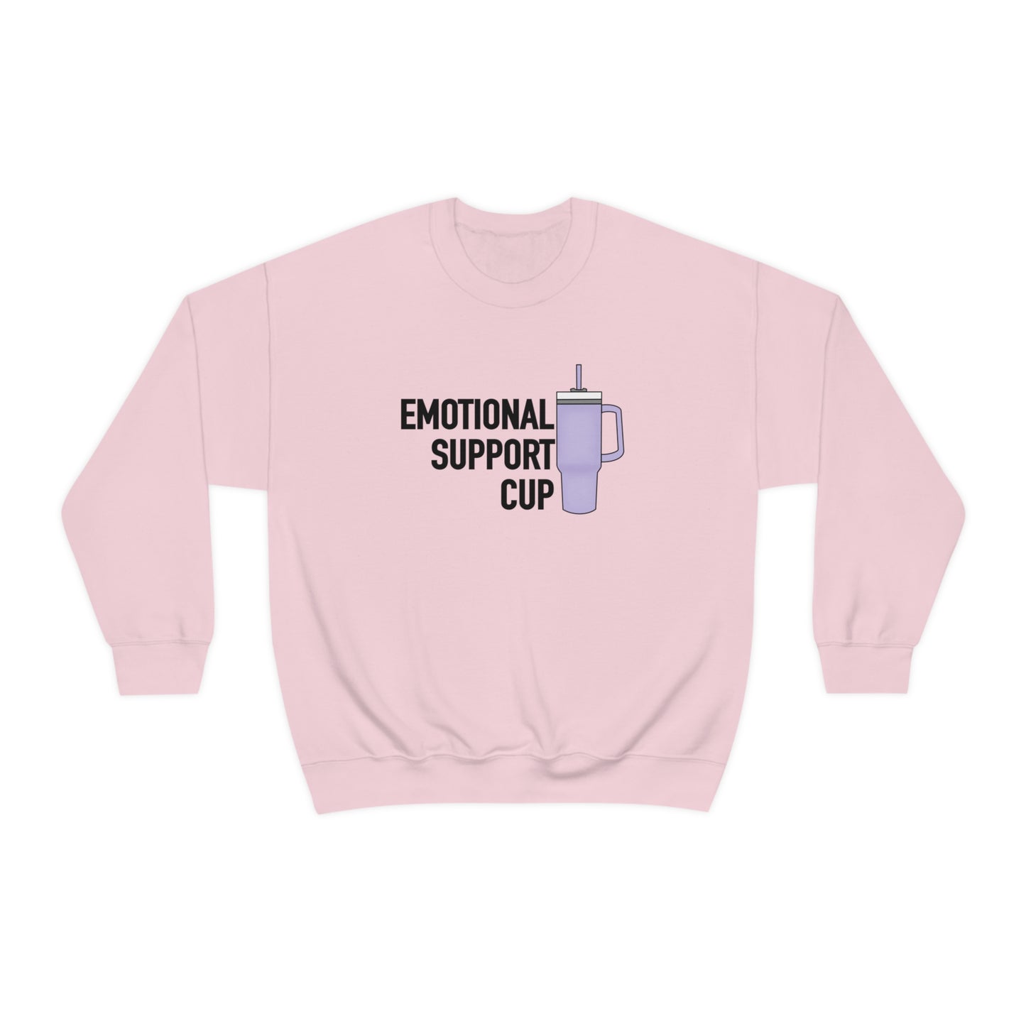 "Emotional Support Cup" Gildan Unisex Crewneck Sweatshirt