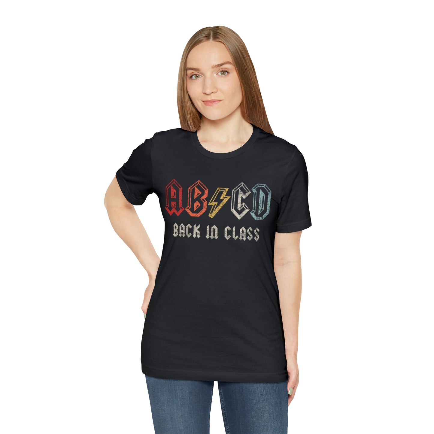 "ABCD Back in Class" Bella Canvas Unisex Short Sleeve Tee