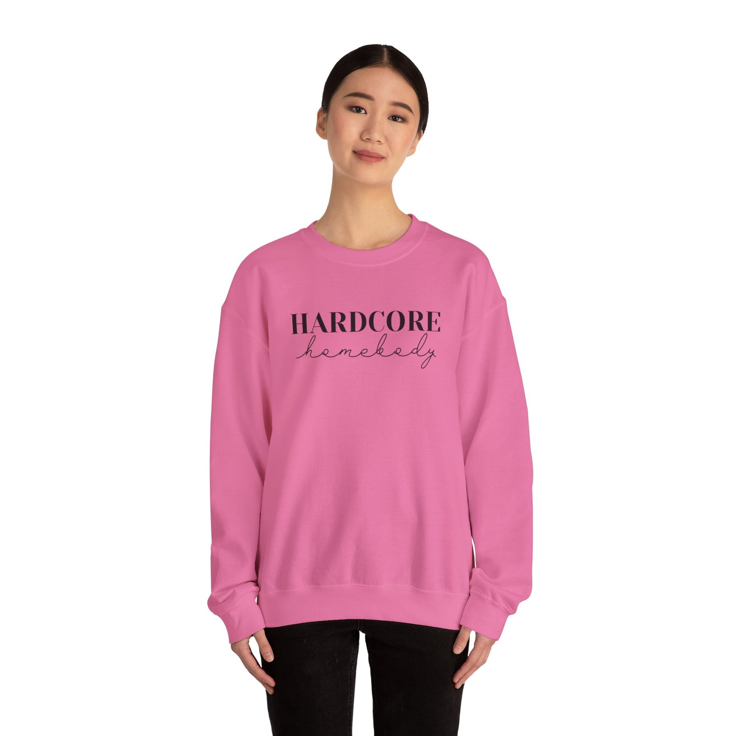 "Hardcore Homebody" Unisex Heavy Blend™ Crewneck Sweatshirt