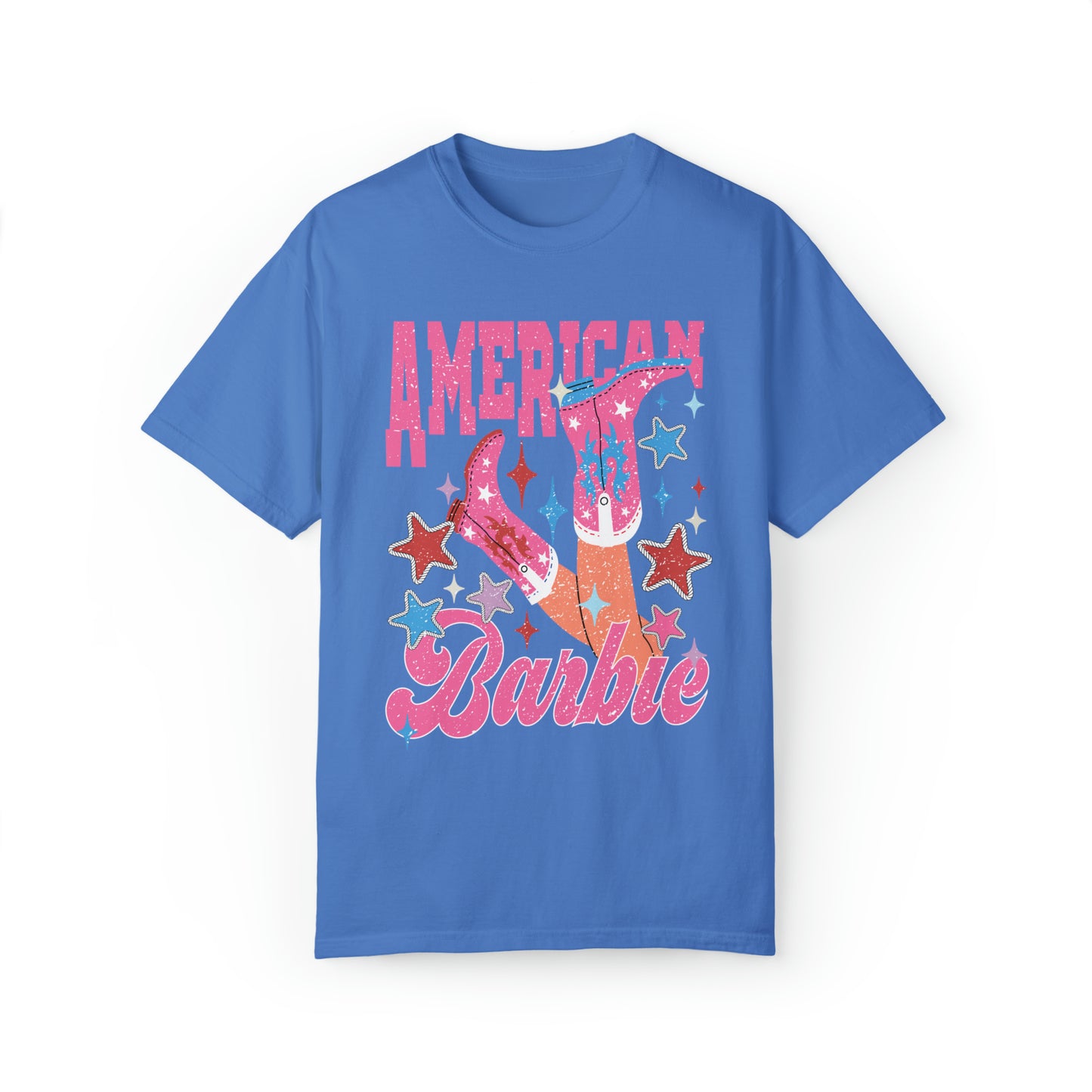 "American Barbie" Comfort Colors Oversized T-shirt