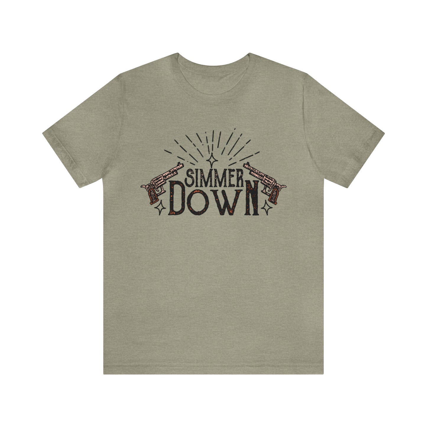 "Simmer Down" Bella CanvasUnisex Short Sleeve Tee