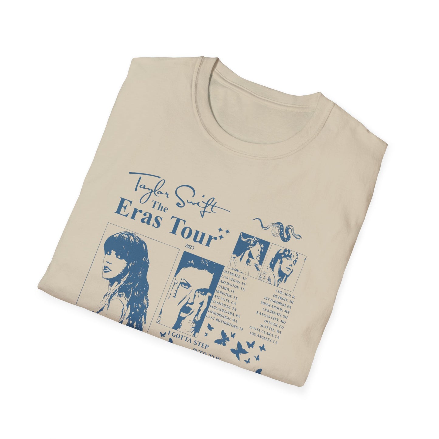 Taylor Swift Eras Tour Gildan Unisex Softstyle T-Shirt