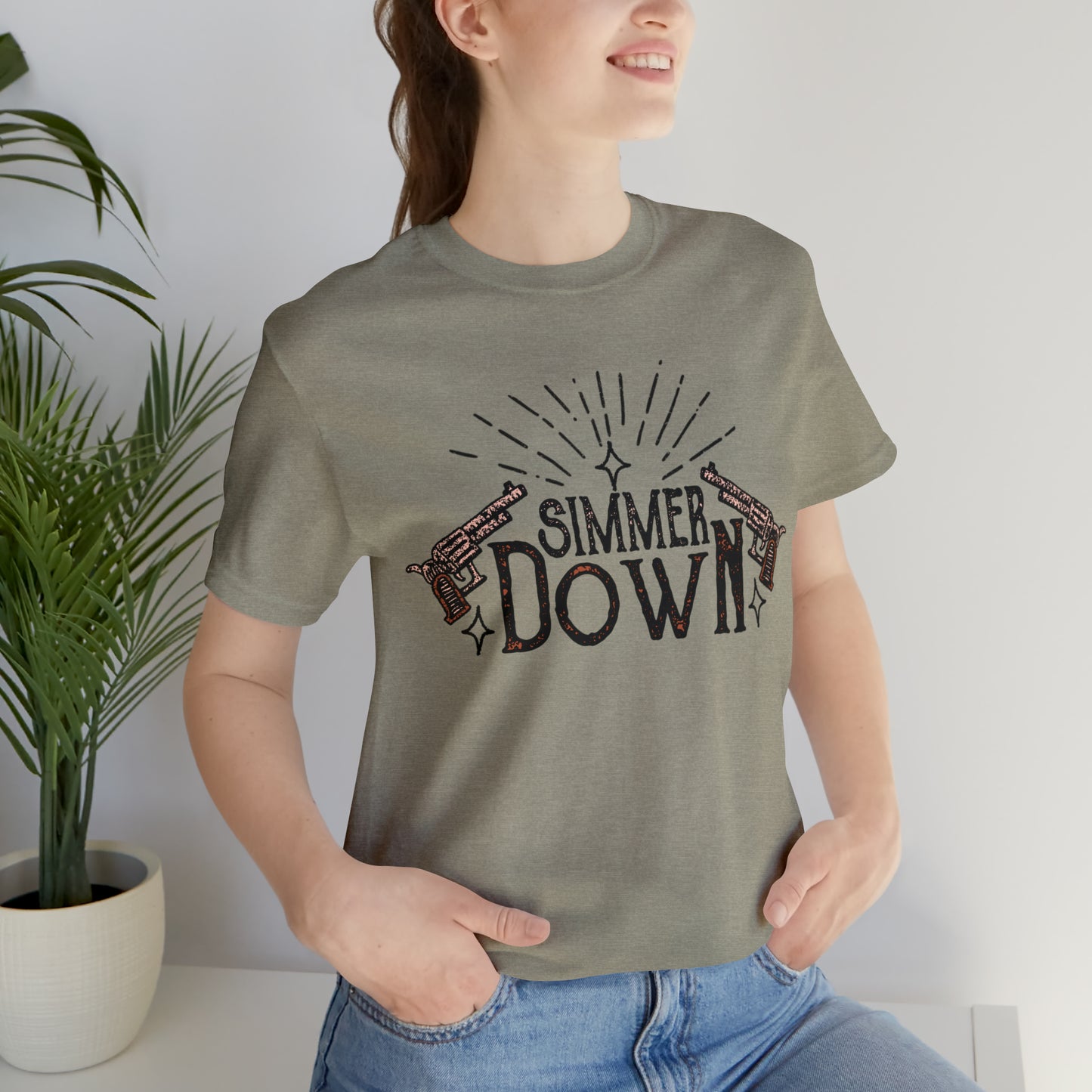 "Simmer Down" Bella CanvasUnisex Short Sleeve Tee