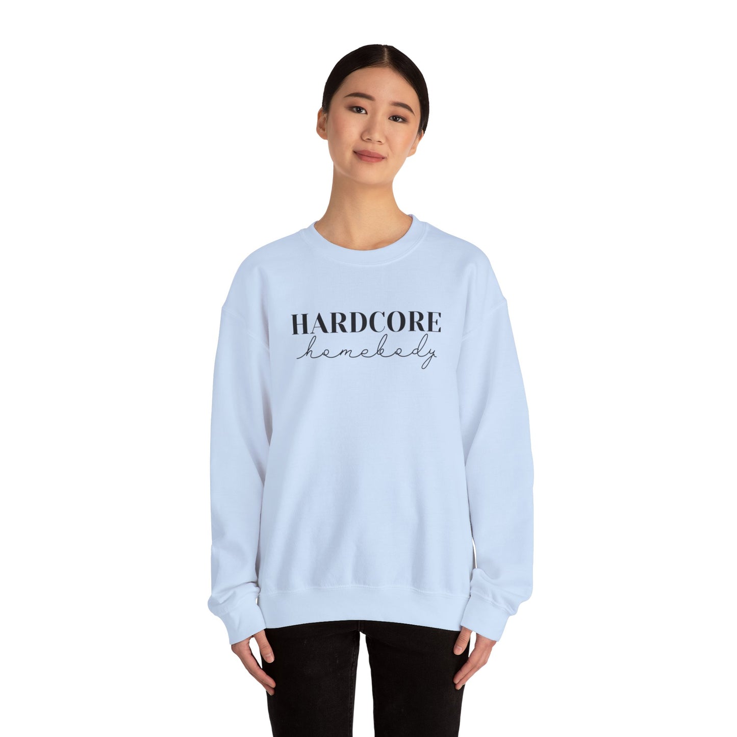 "Hardcore Homebody" Unisex Heavy Blend™ Crewneck Sweatshirt