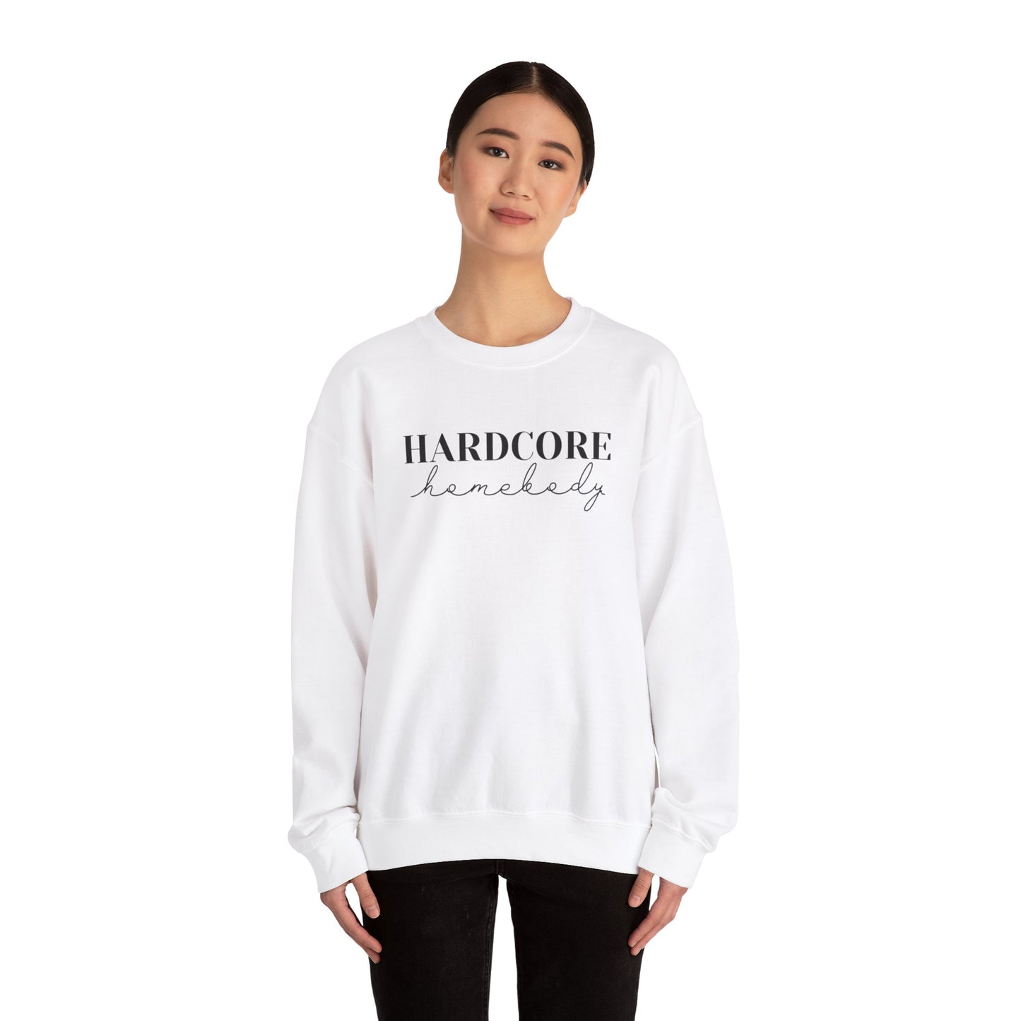 "Hardcore Homebody" Unisex Heavy Blend™ Crewneck Sweatshirt