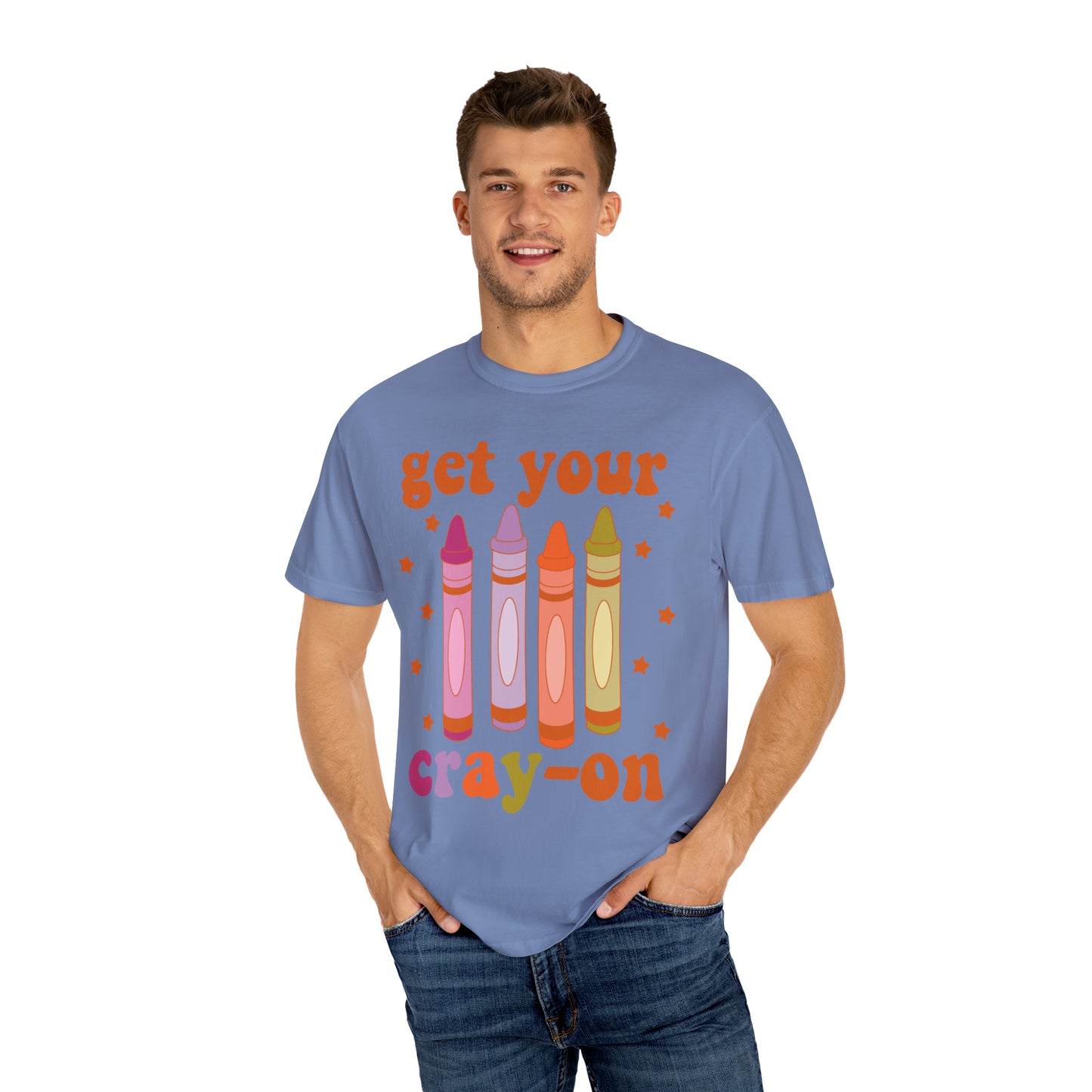 "Get Your Cray-On" Comfort Colors Oversized T-shirt