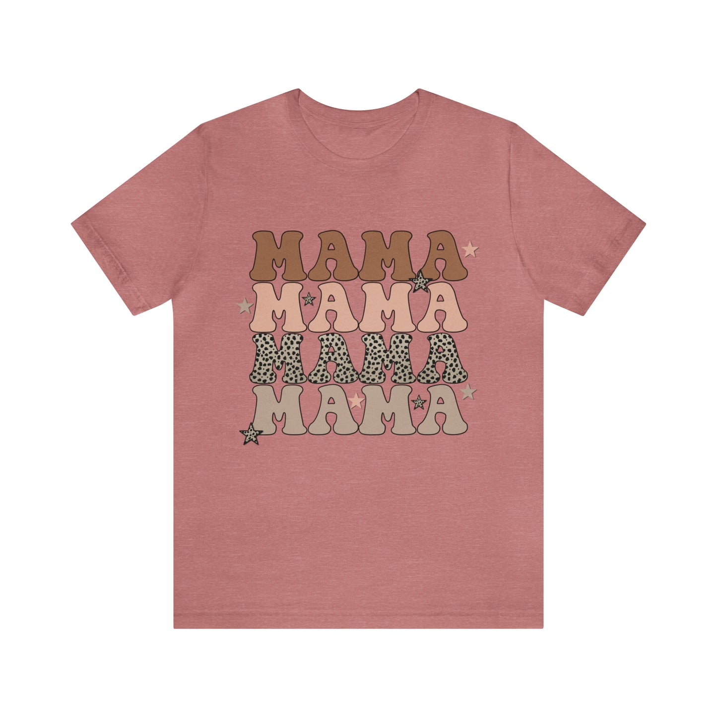 "MAMA" Bella Canvas Sleeve Tee
