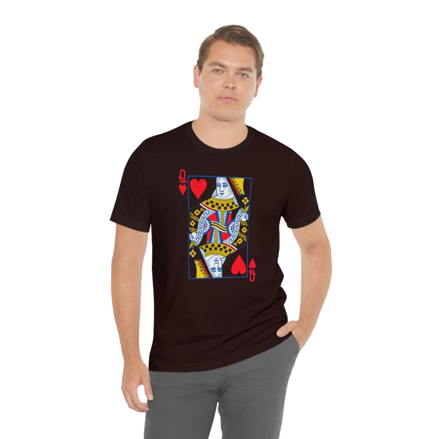 "Queen of Hearts" Unisex Jersey Short Sleeve Tee