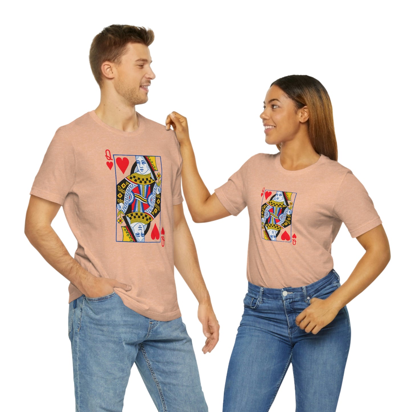 "Queen of Hearts" Unisex Jersey Short Sleeve Tee