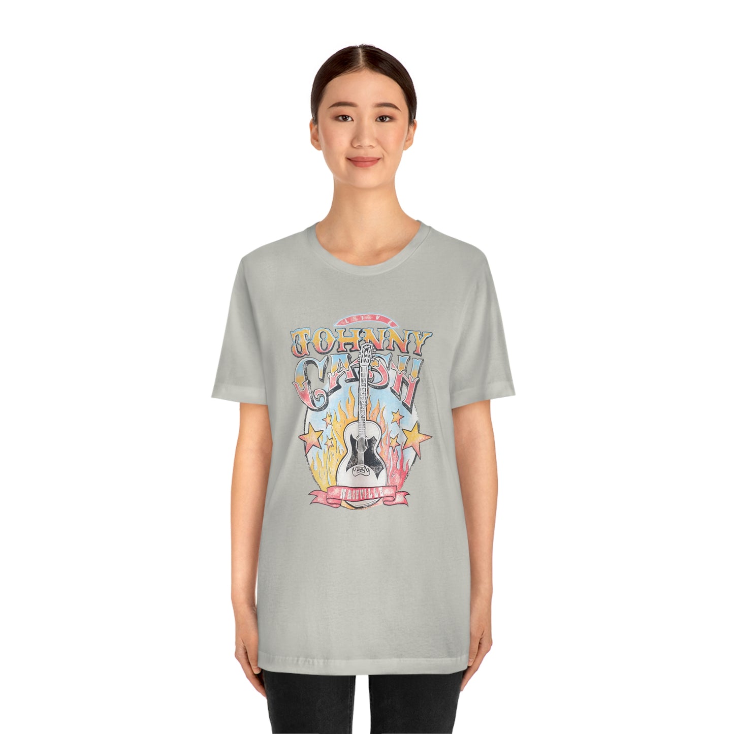 "Johnny Cash" Unisex Jersey Short Sleeve Tee