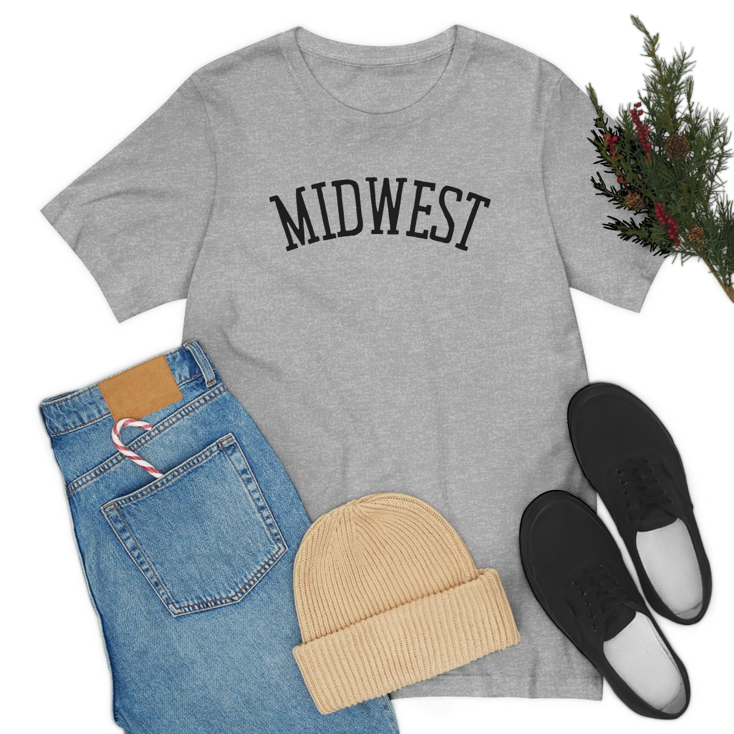 "Midwest" Unisex Jersey Short Sleeve Tee