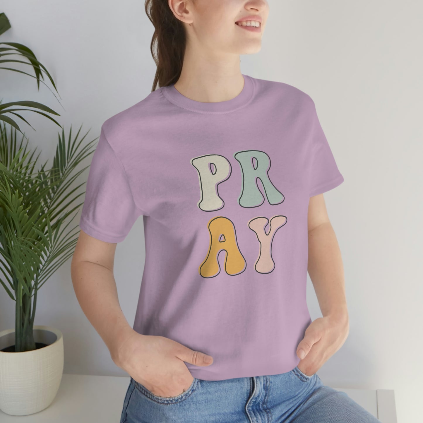"Pray" Unisex Jersey Short Sleeve Tee