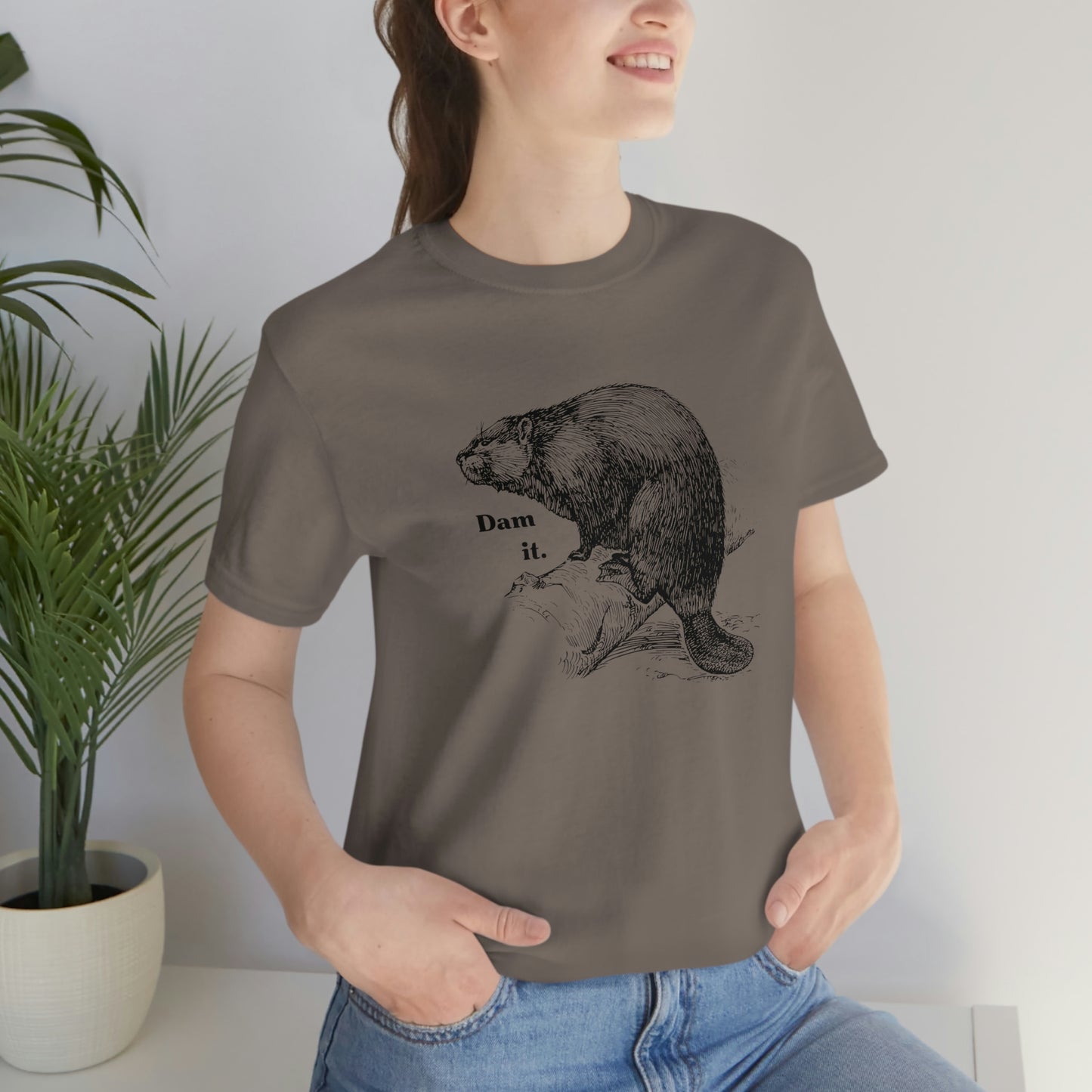 "Dam it" Bella Canvas Graphic Short Sleeve Tee