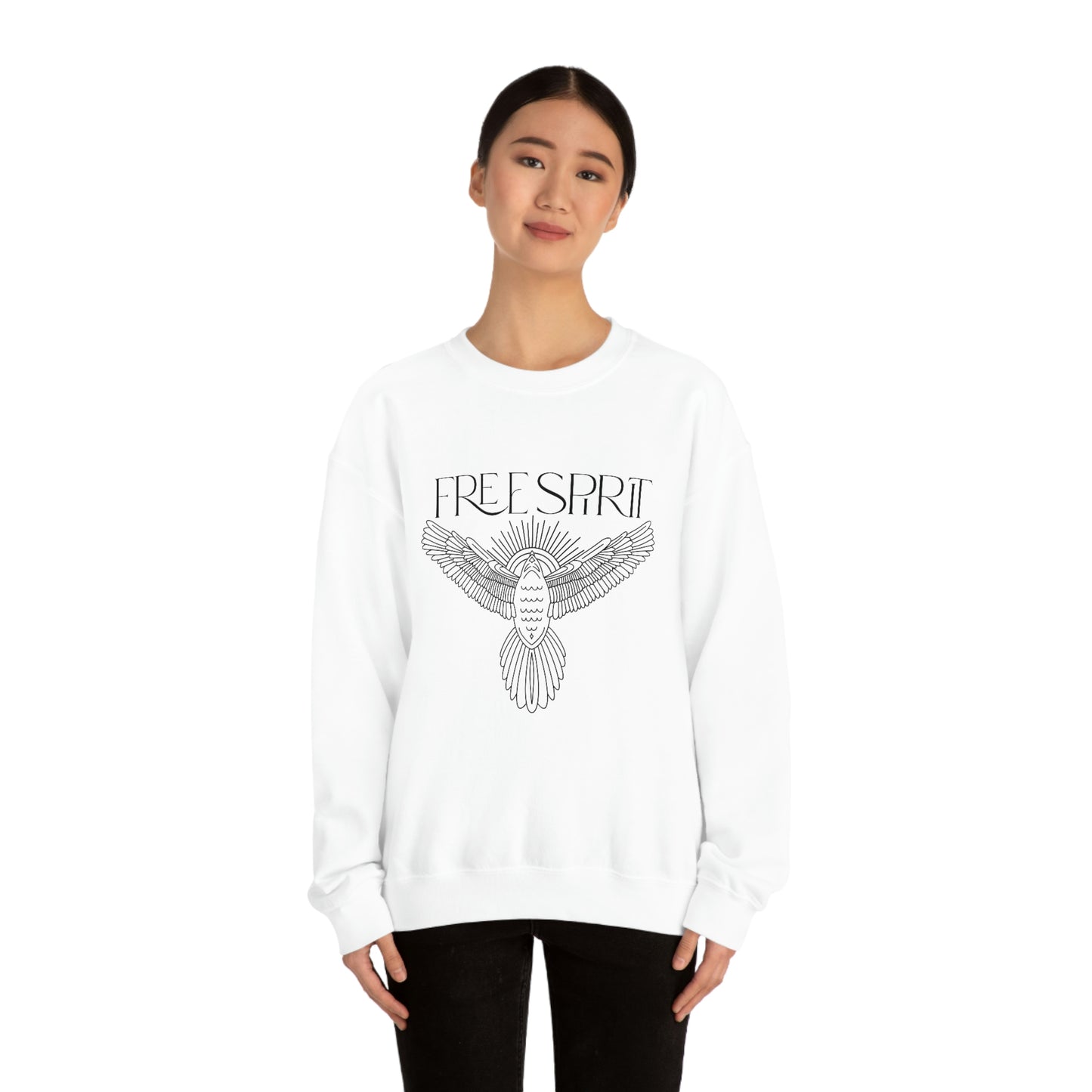 "Free Spirit" Unisex Crewneck Sweatshirt