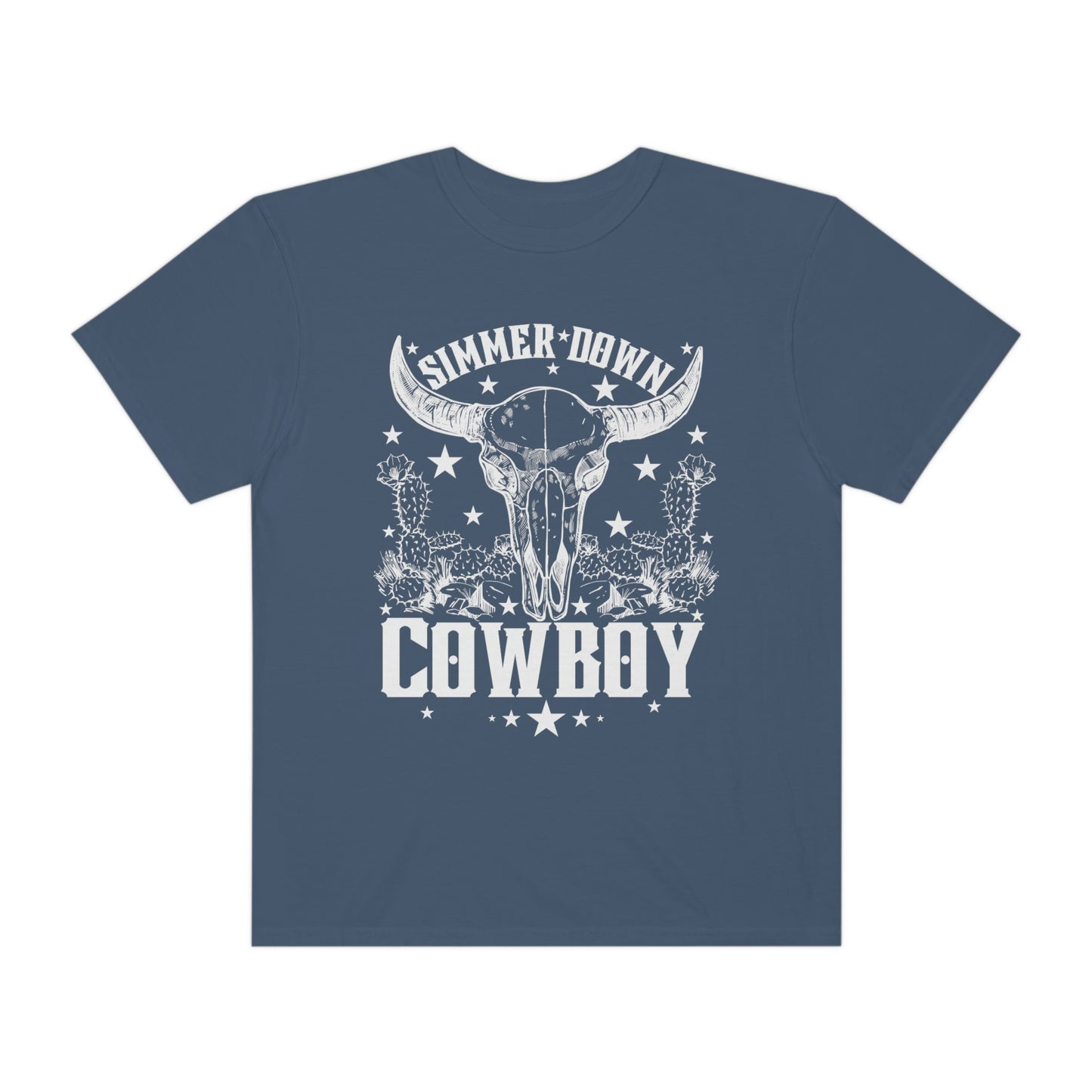 "Simmer Down Cowboy" Comfort Colors Unisex Graphic T-shirt