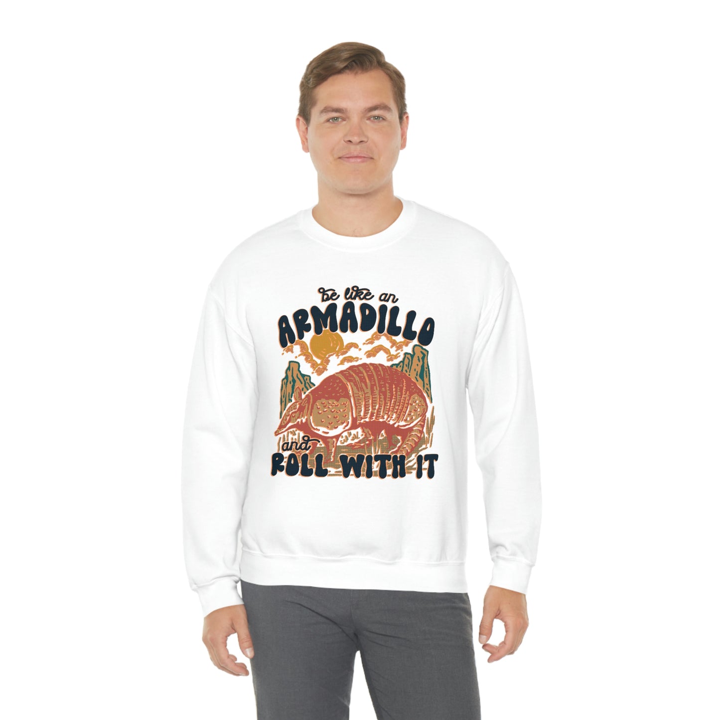 "Armadillo" Unisex Heavy Blend™ Crewneck Sweatshirt