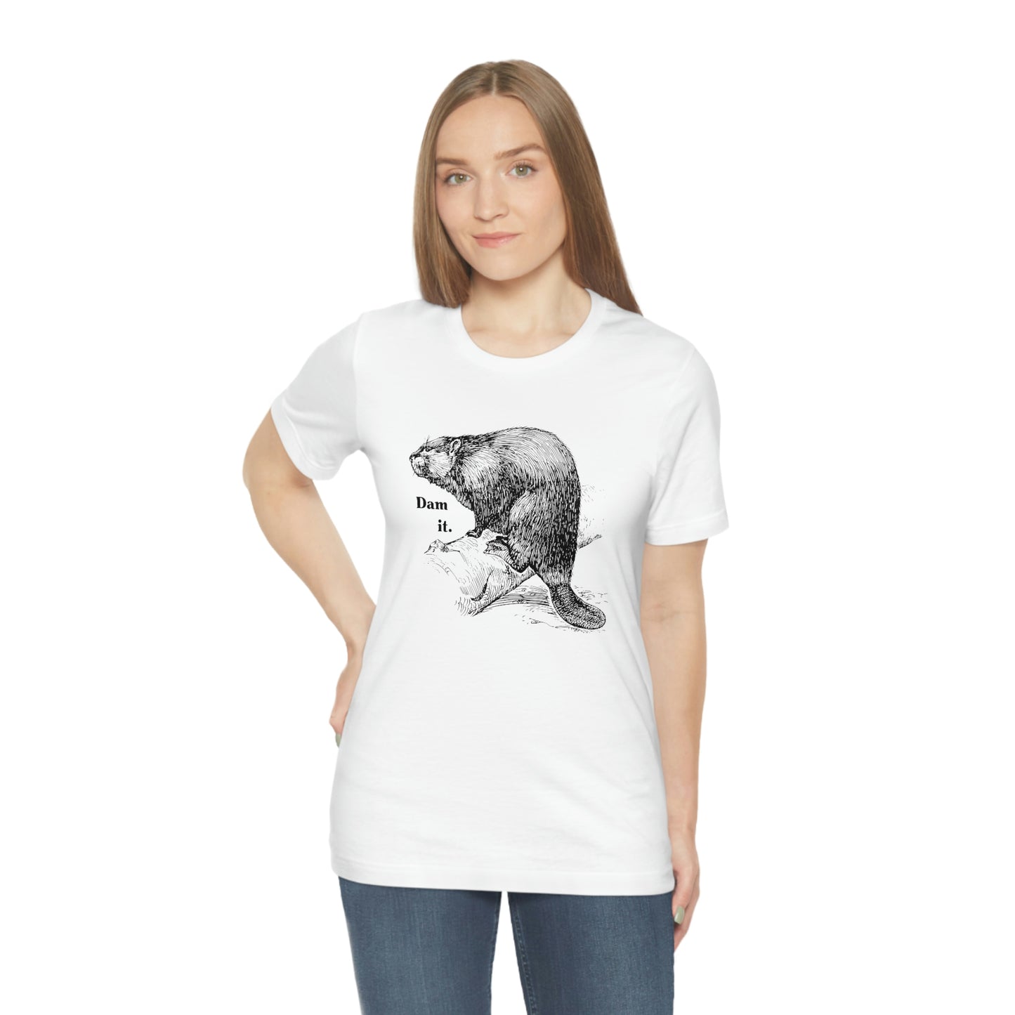 "Dam it" Bella Canvas Graphic Short Sleeve Tee
