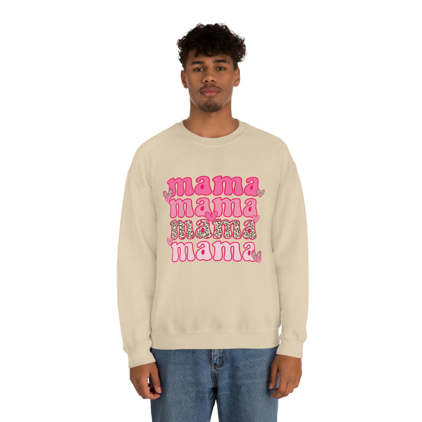 "Mama" Unisex Heavy Blend™ Crewneck Sweatshirt