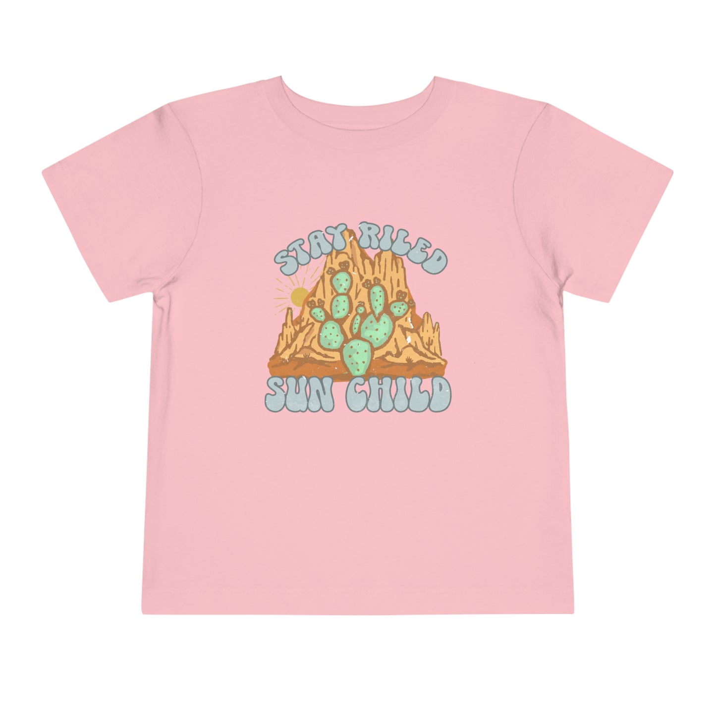 "Stay Riled Wild Child" Toddler Short Sleeve Tee (2T-5T)