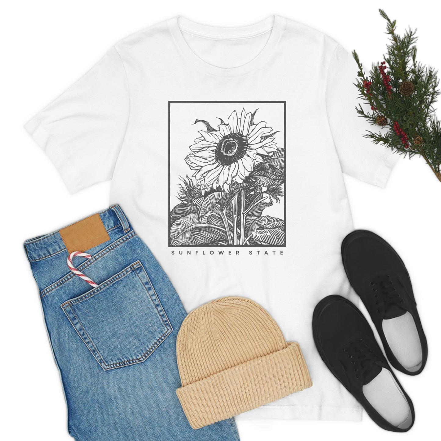 "Sunflower" Bella Canvas Unisex Jersey Short Sleeve Tee