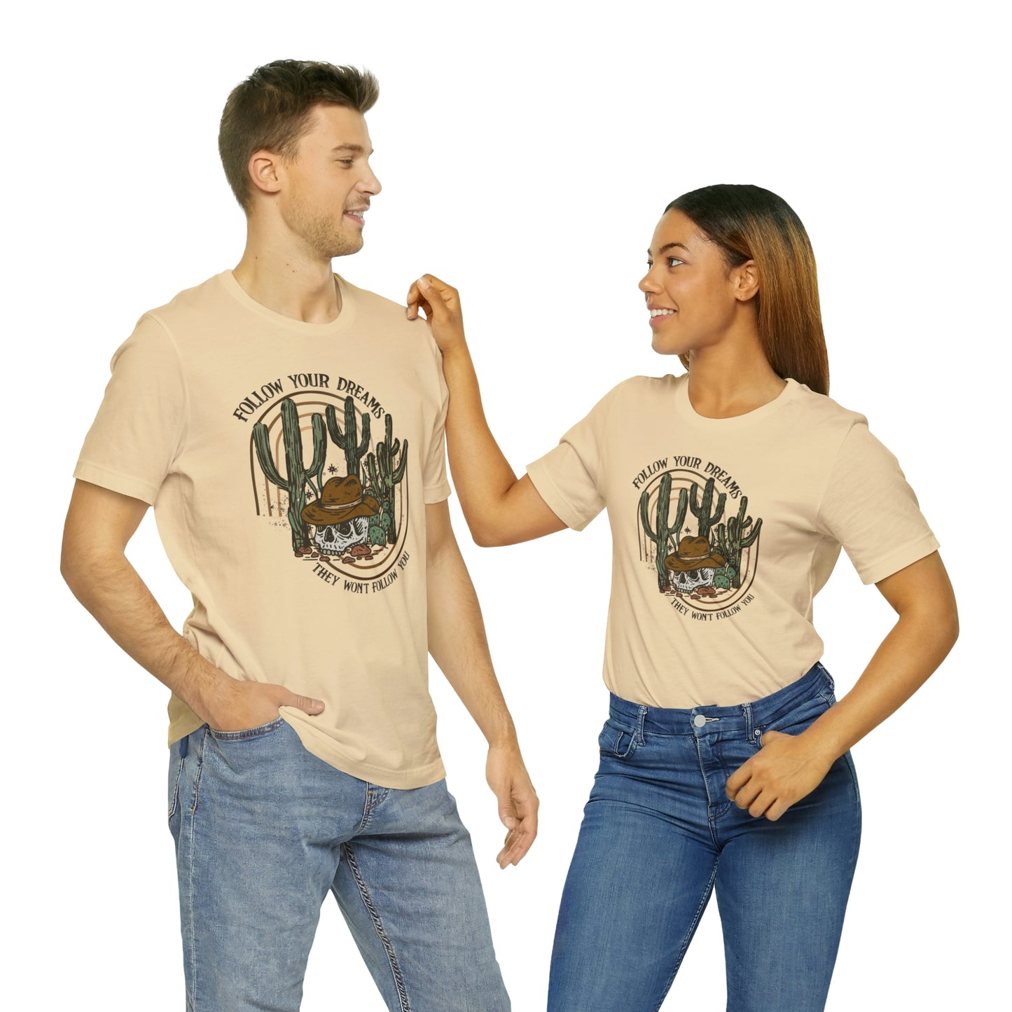"Follow Your Dreams" Bella Canvas Short Sleeve Tee
