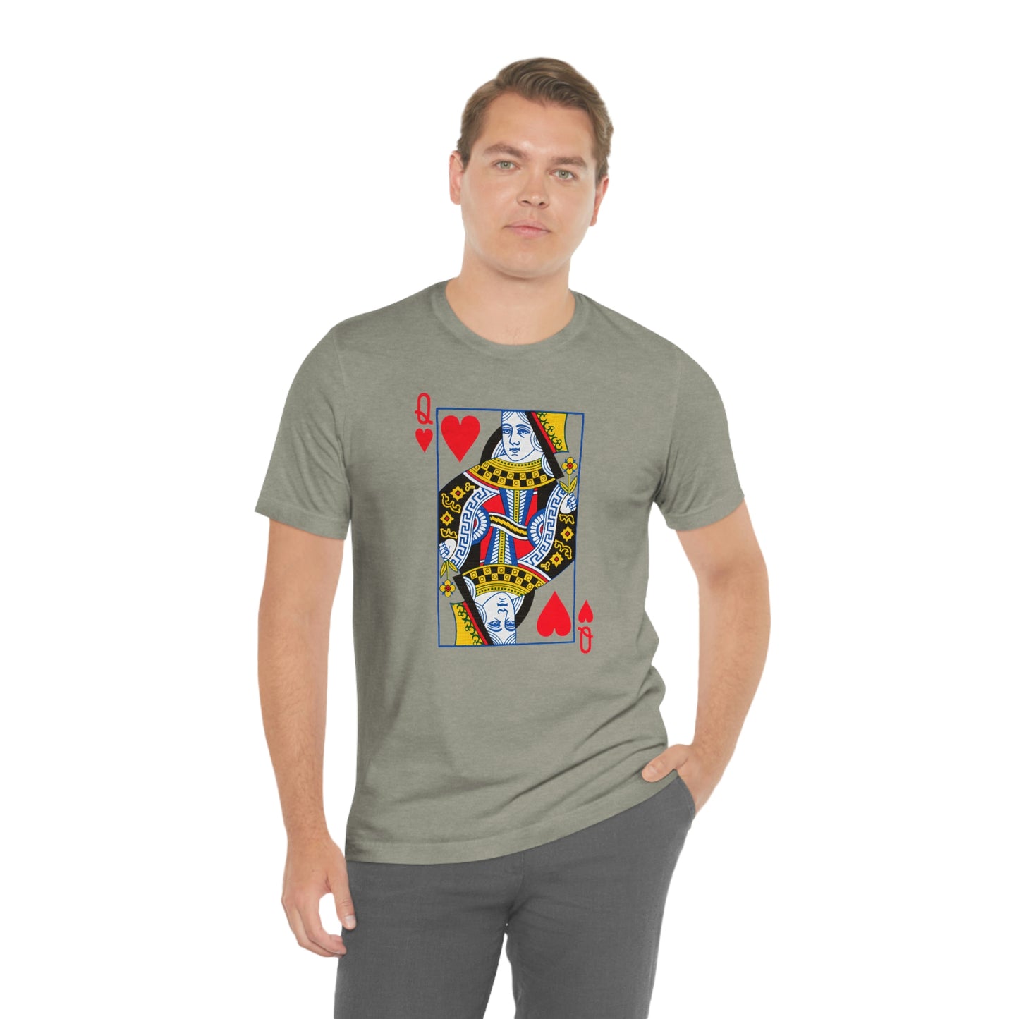 "Queen of Hearts" Unisex Jersey Short Sleeve Tee