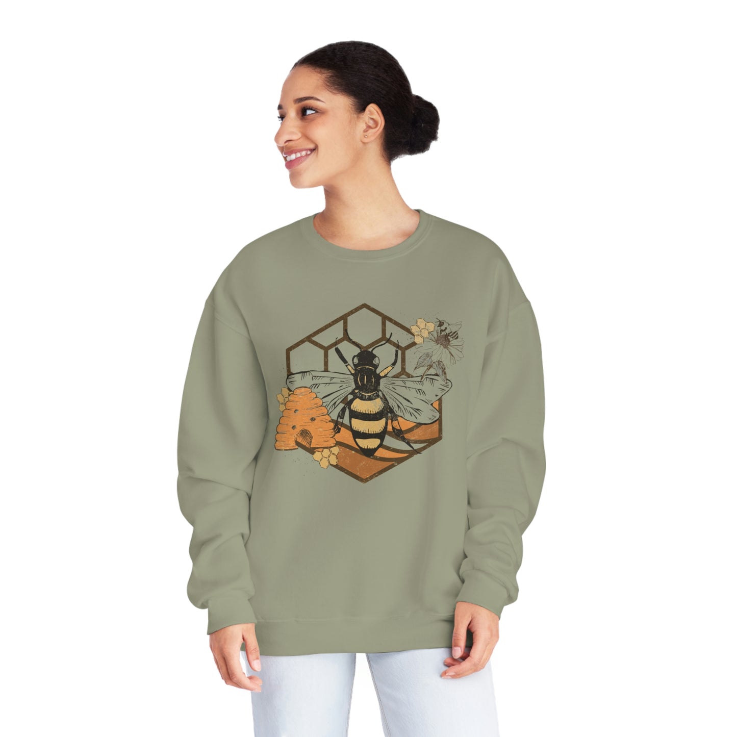"Honey Bee" Unisex NuBlend® Crewneck Sweatshirt
