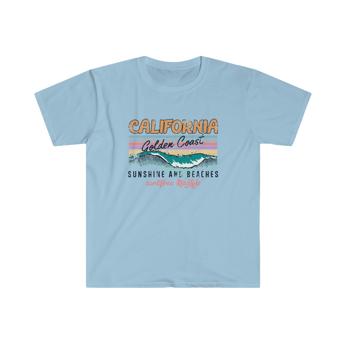 "The Gold Coast" Unisex Softstyle T-Shirt (Gildan Soft Style)