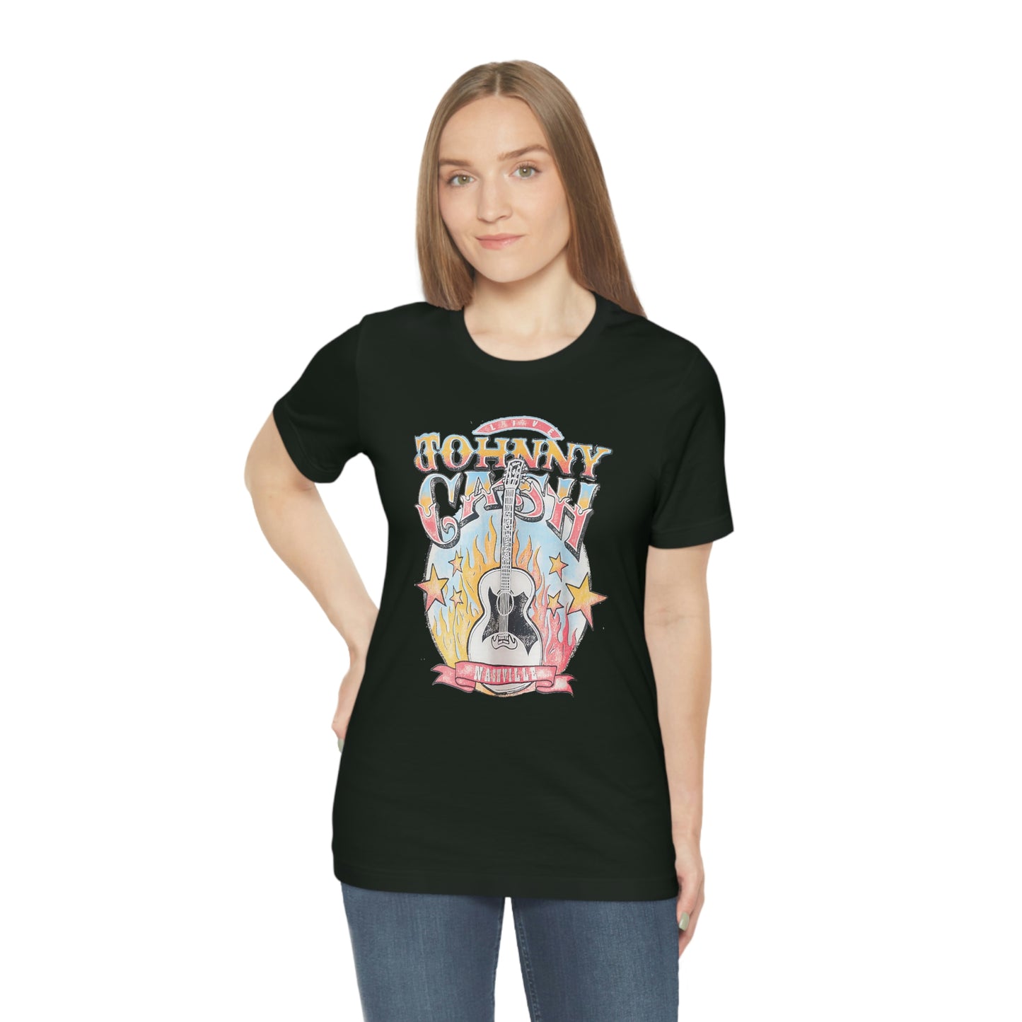 "Johnny Cash" Unisex Jersey Short Sleeve Tee