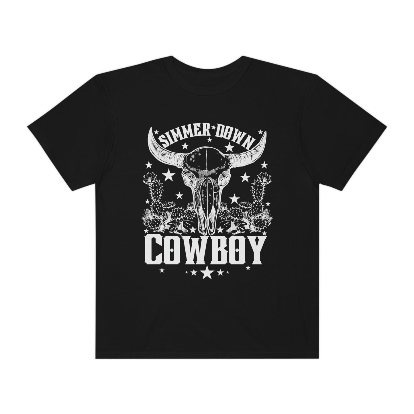 "Simmer Down Cowboy" Comfort Colors Unisex Graphic T-shirt