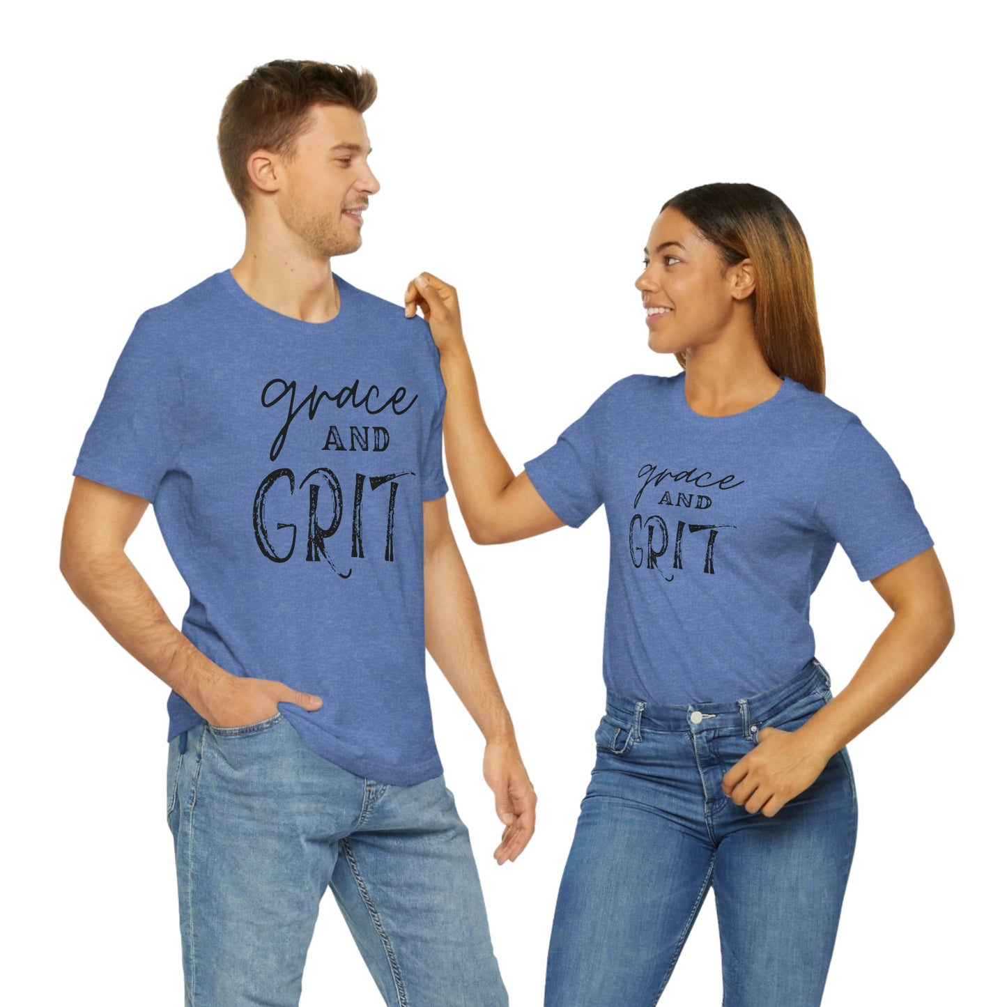 "Grace and Grit" Unisex Jersey Short Tee