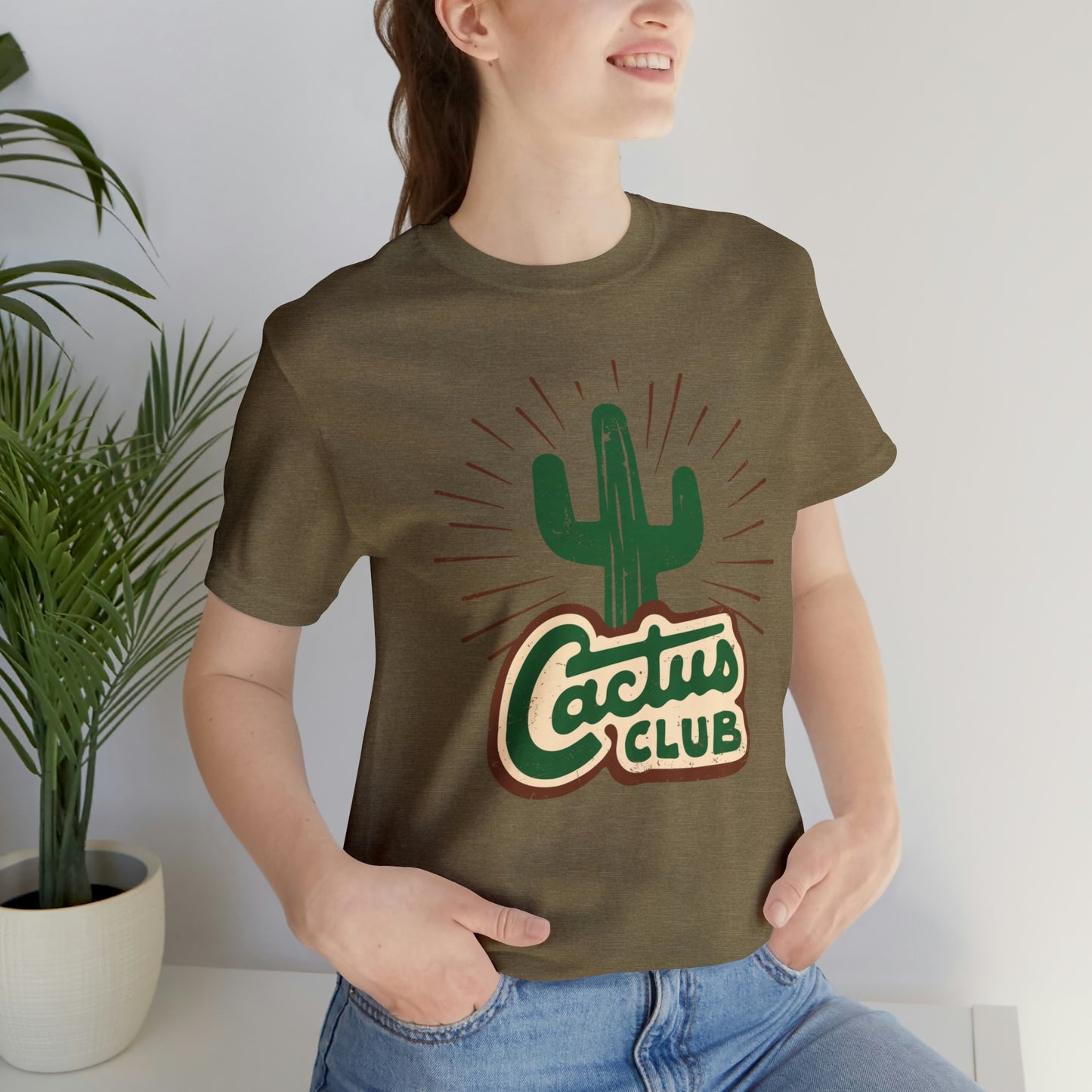 "Cactus Club" Bella Canvas Short Sleeve Tee