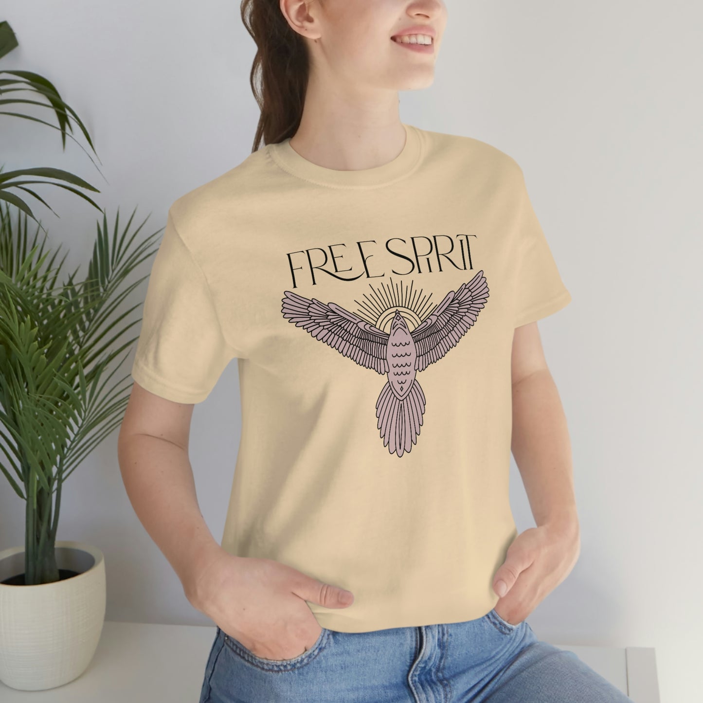 "Free Spirit" Bella Canvas Unisex Jersey Short Sleeve Tee