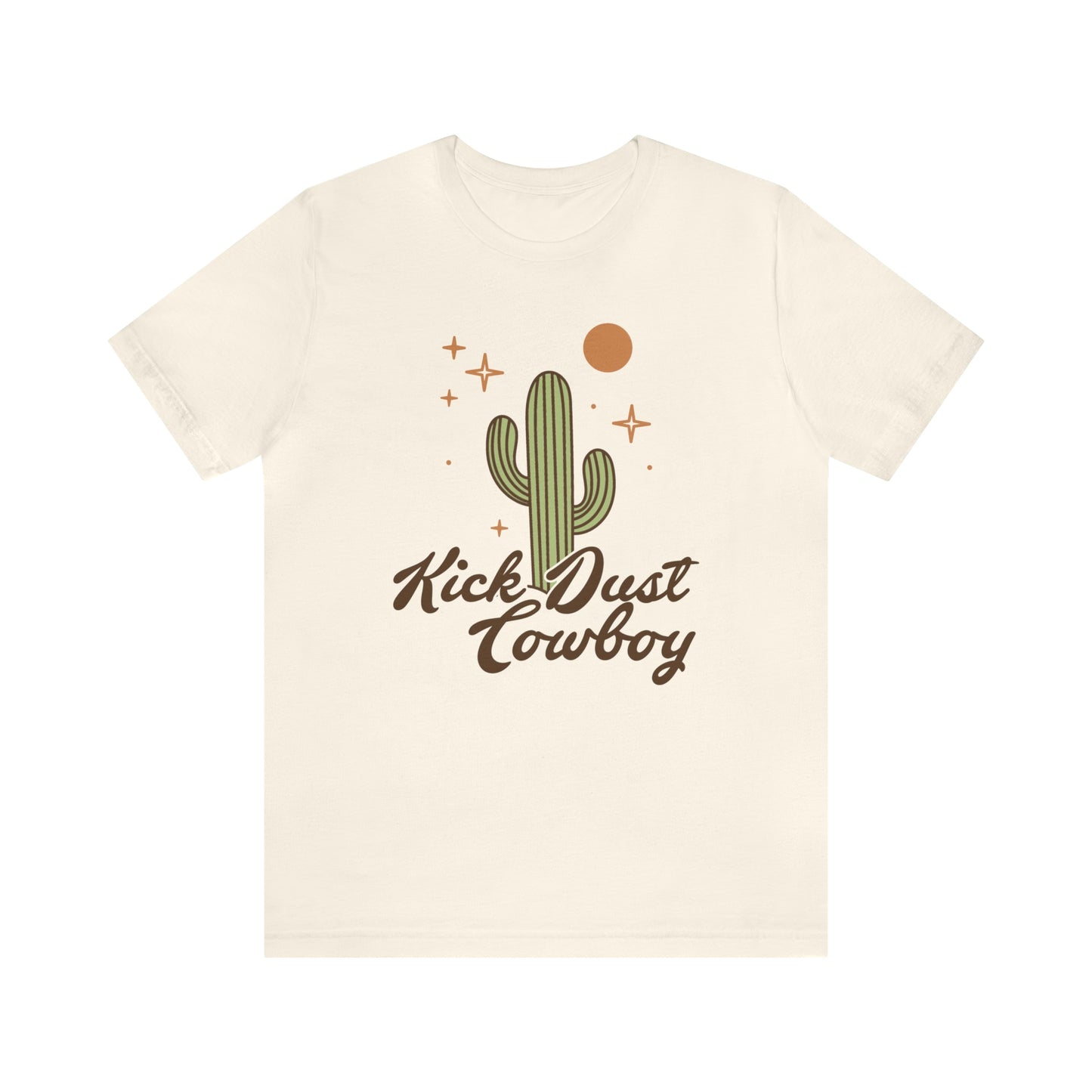 "Kick Dust Cowboy" Bella Canvas Short Sleeve Tee