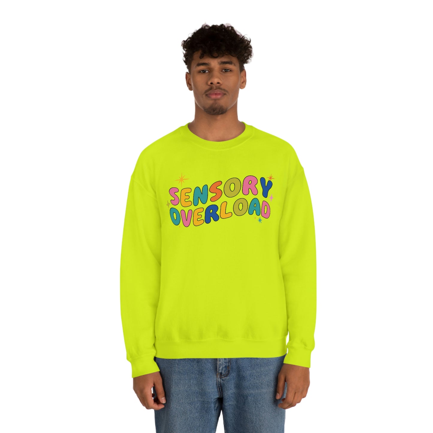 "Sensory Overload" Unisex Heavy Blend™ Crewneck Sweatshirt