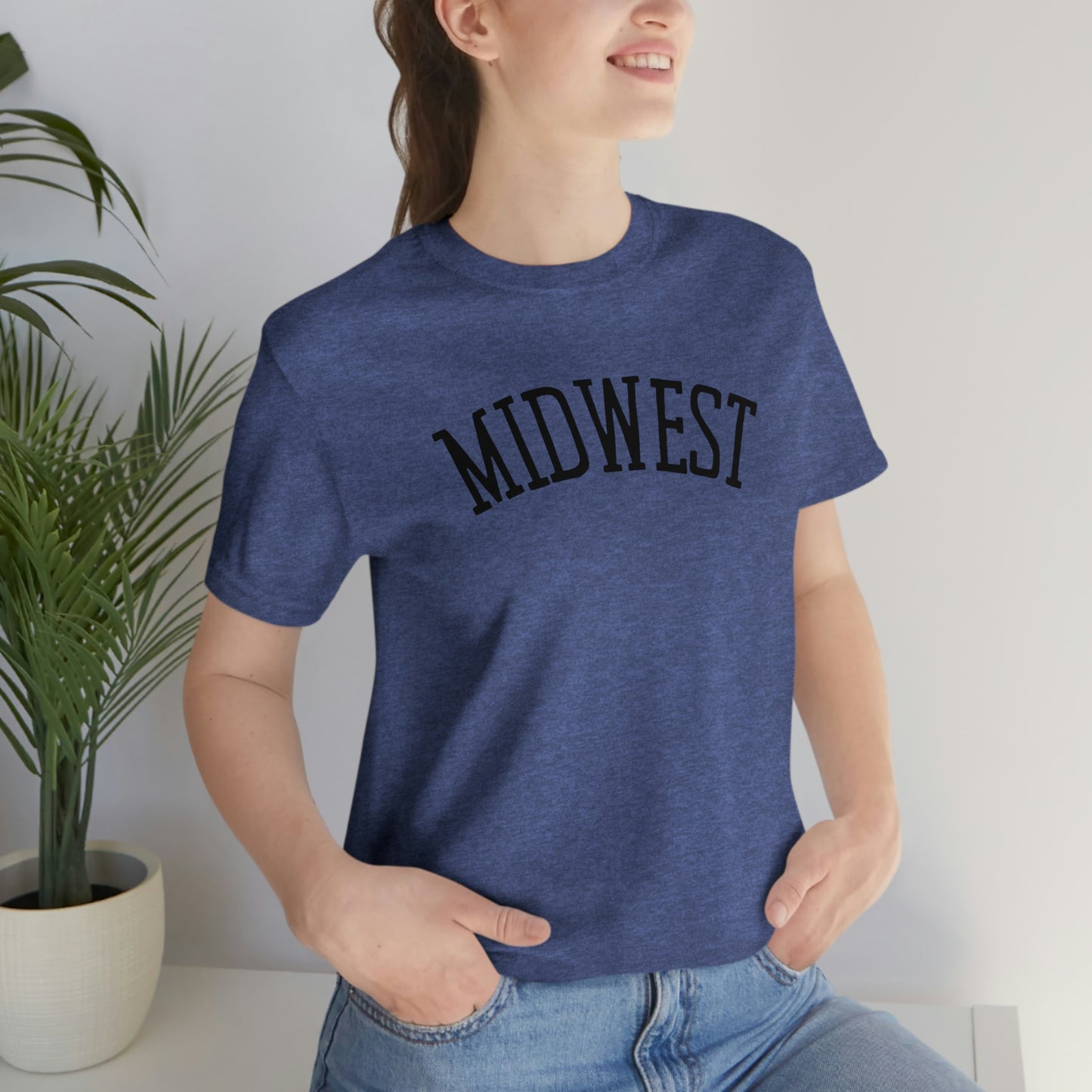 "Midwest" Unisex Jersey Short Sleeve Tee