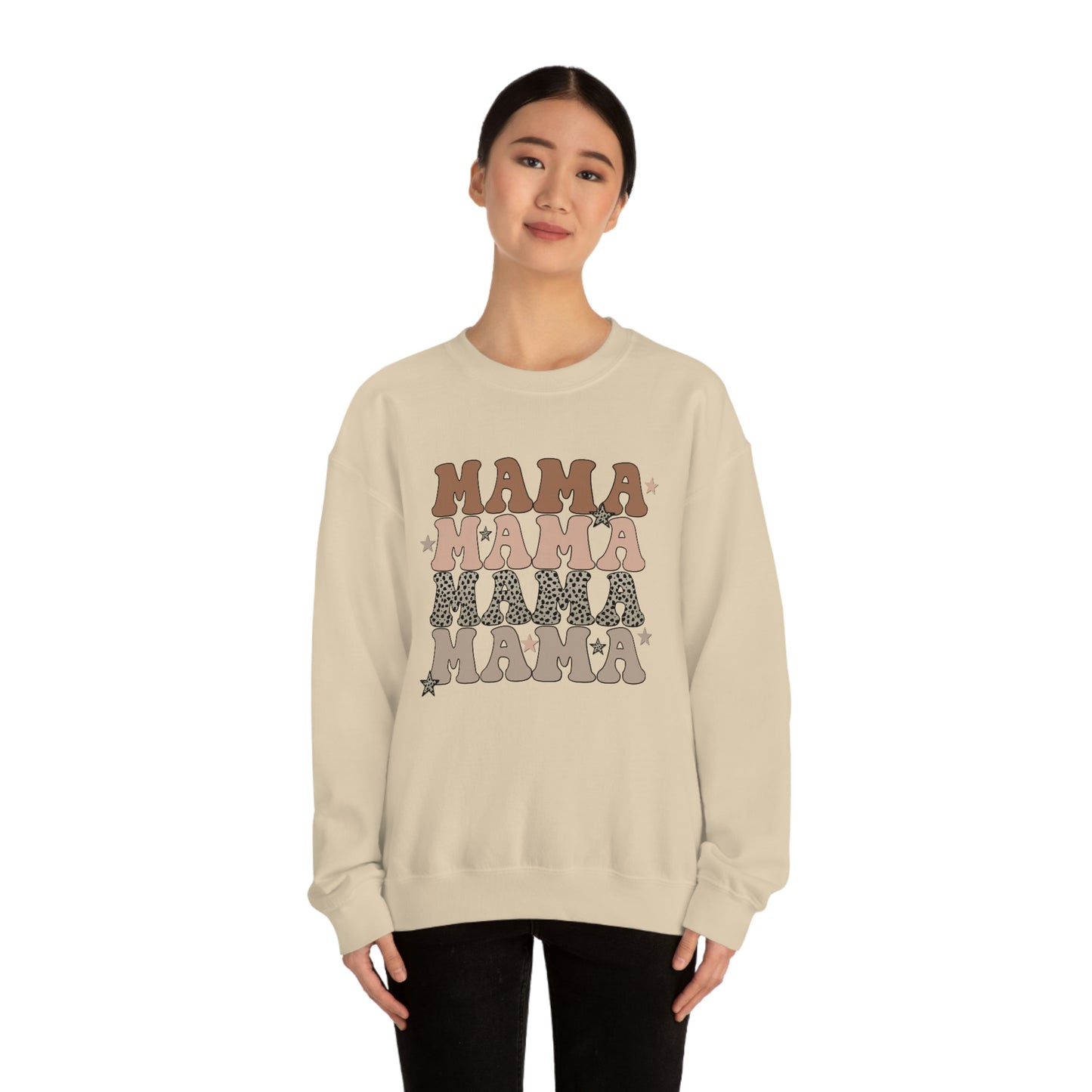 "MAMA" Unisex Heavy Blend™ Crewneck Sweatshirt
