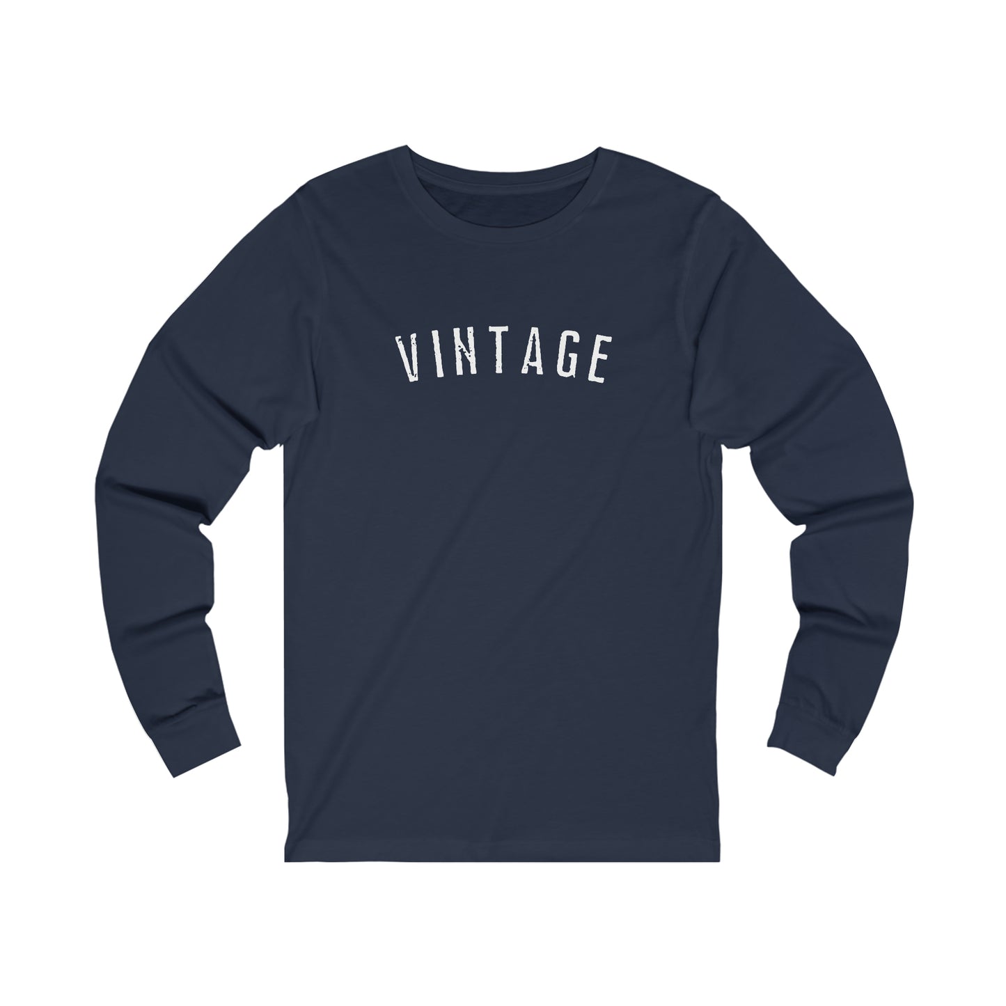 "Vintage" Bella Canvas Unisex Jersey Long Sleeve Tee