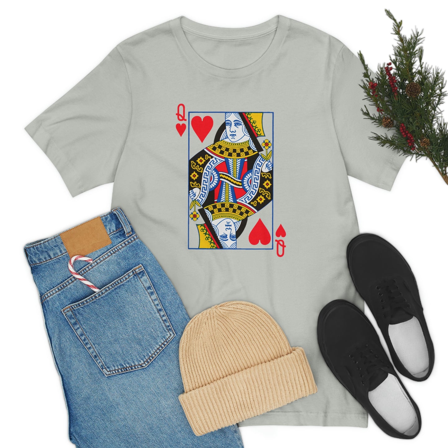 "Queen of Hearts" Unisex Jersey Short Sleeve Tee
