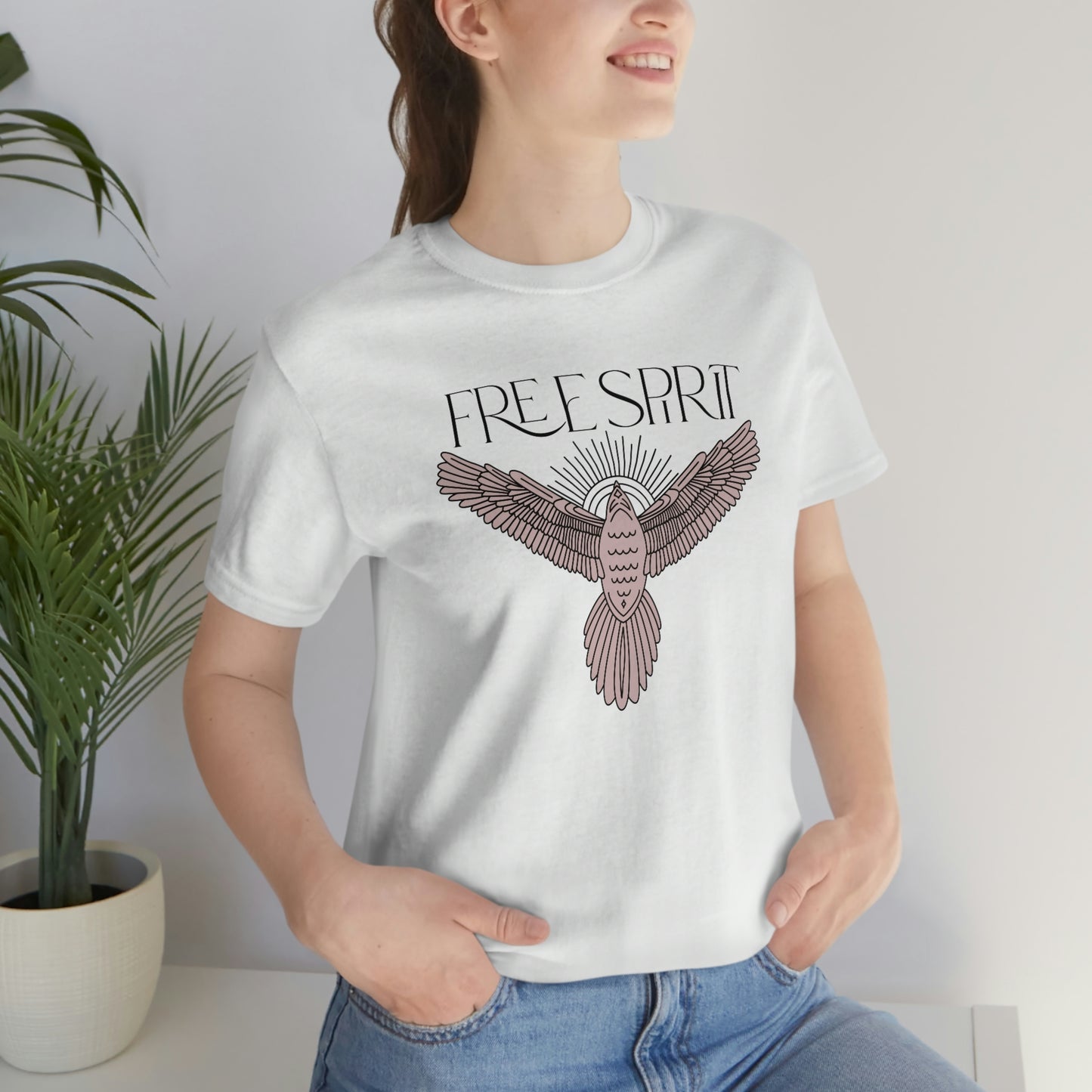 "Free Spirit" Bella Canvas Unisex Jersey Short Sleeve Tee
