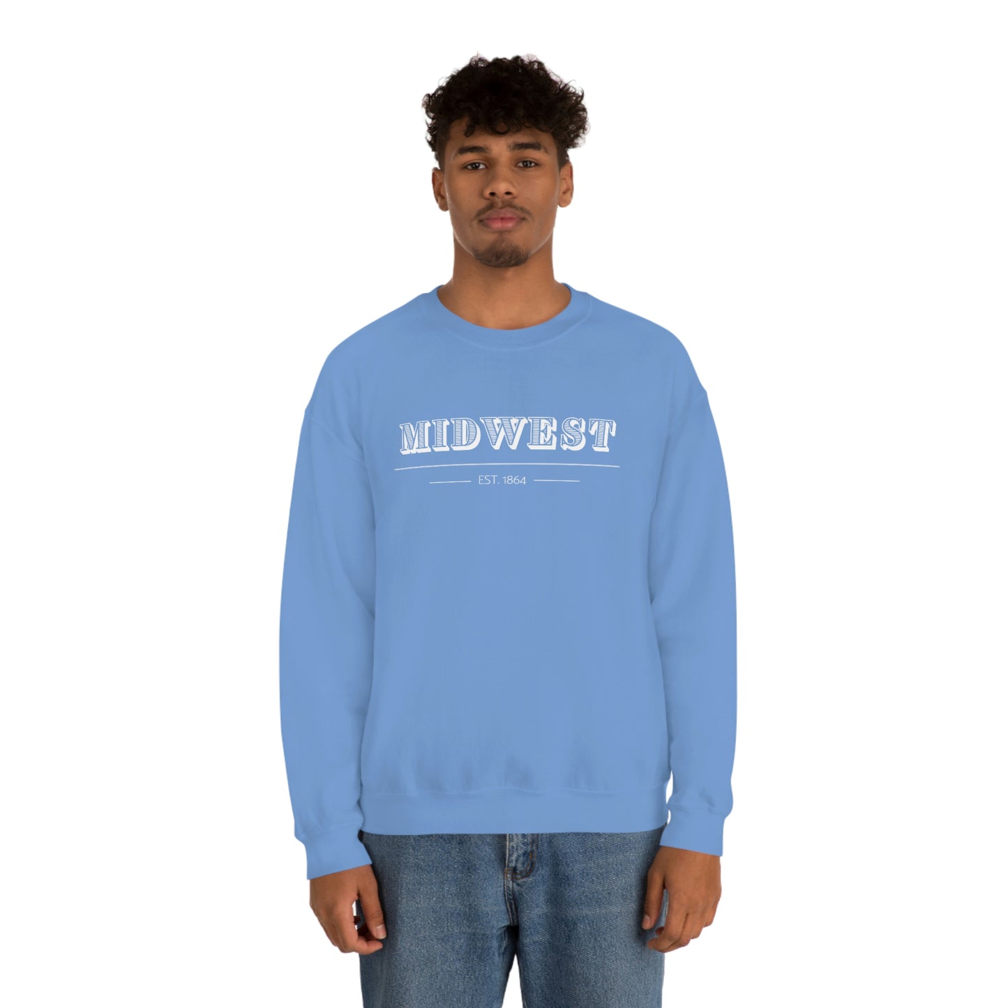 "Midwest" Unisex Heavy Blend™ Crewneck Sweatshirt