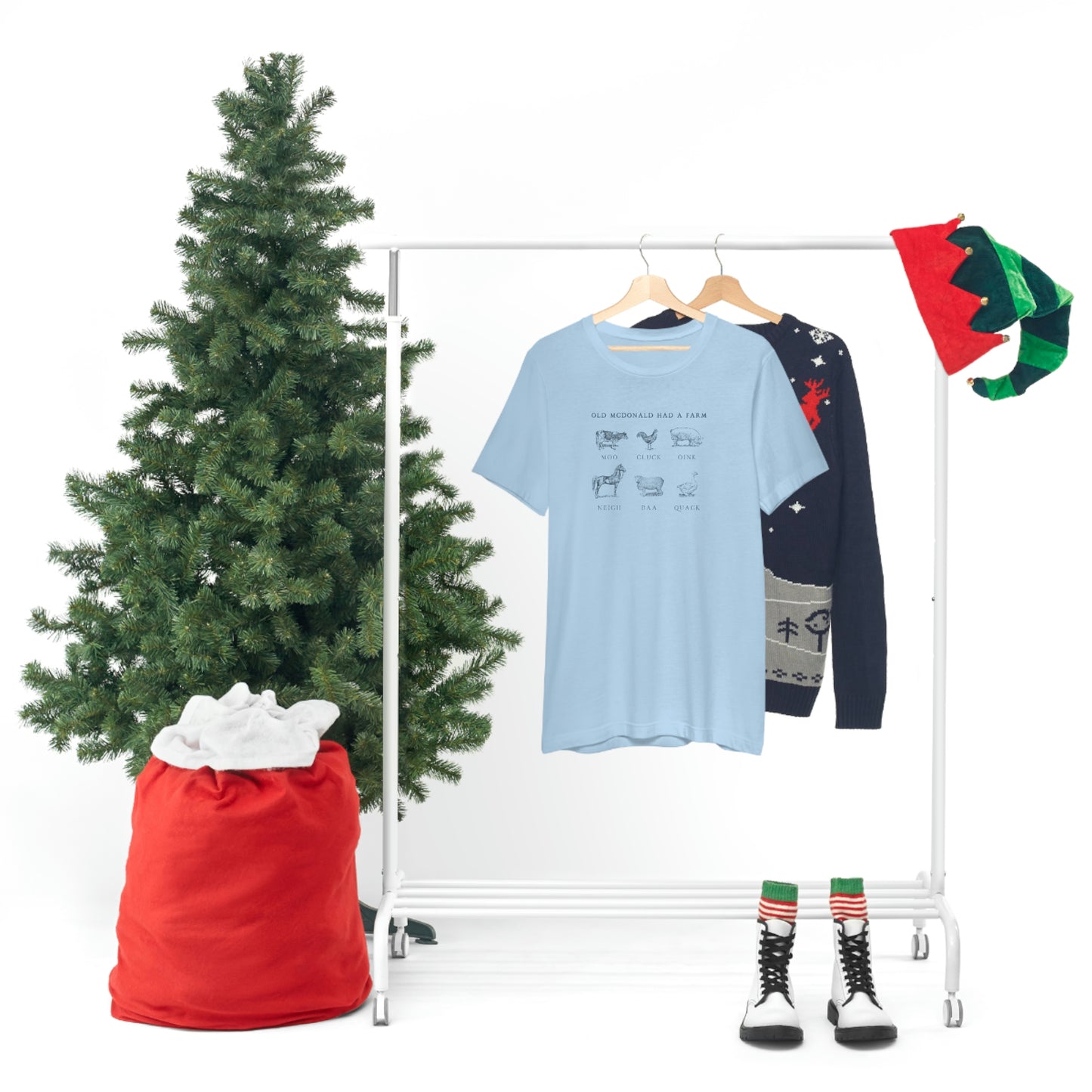 "Old McDonald Tee" Unisex Jersey Short Sleeve Tee (Bella Canvas 3001)
