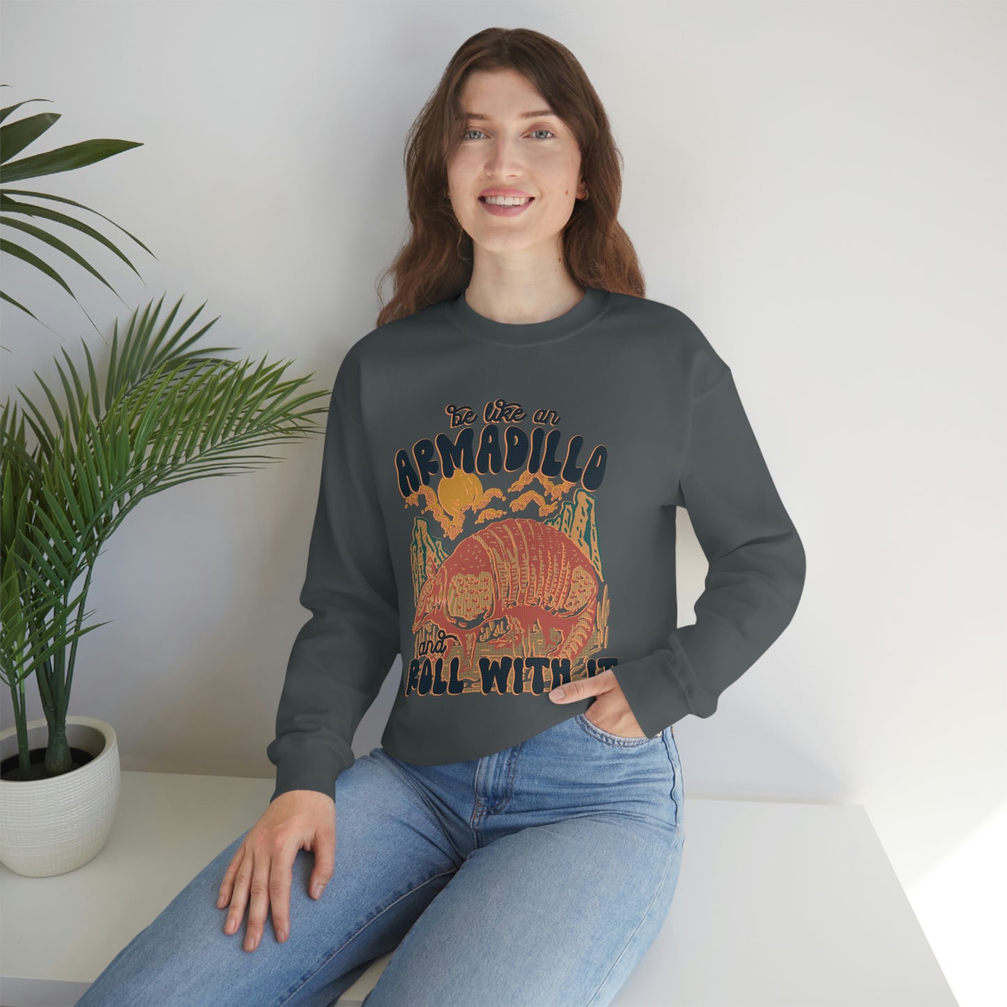 "Armadillo" Unisex Heavy Blend™ Crewneck Sweatshirt