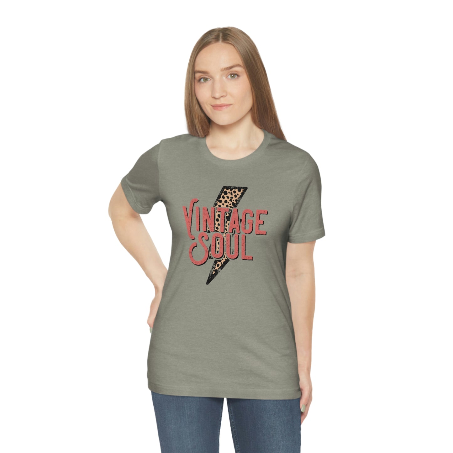 "Vintage Soul" Unisex Jersey Short Sleeve Tee