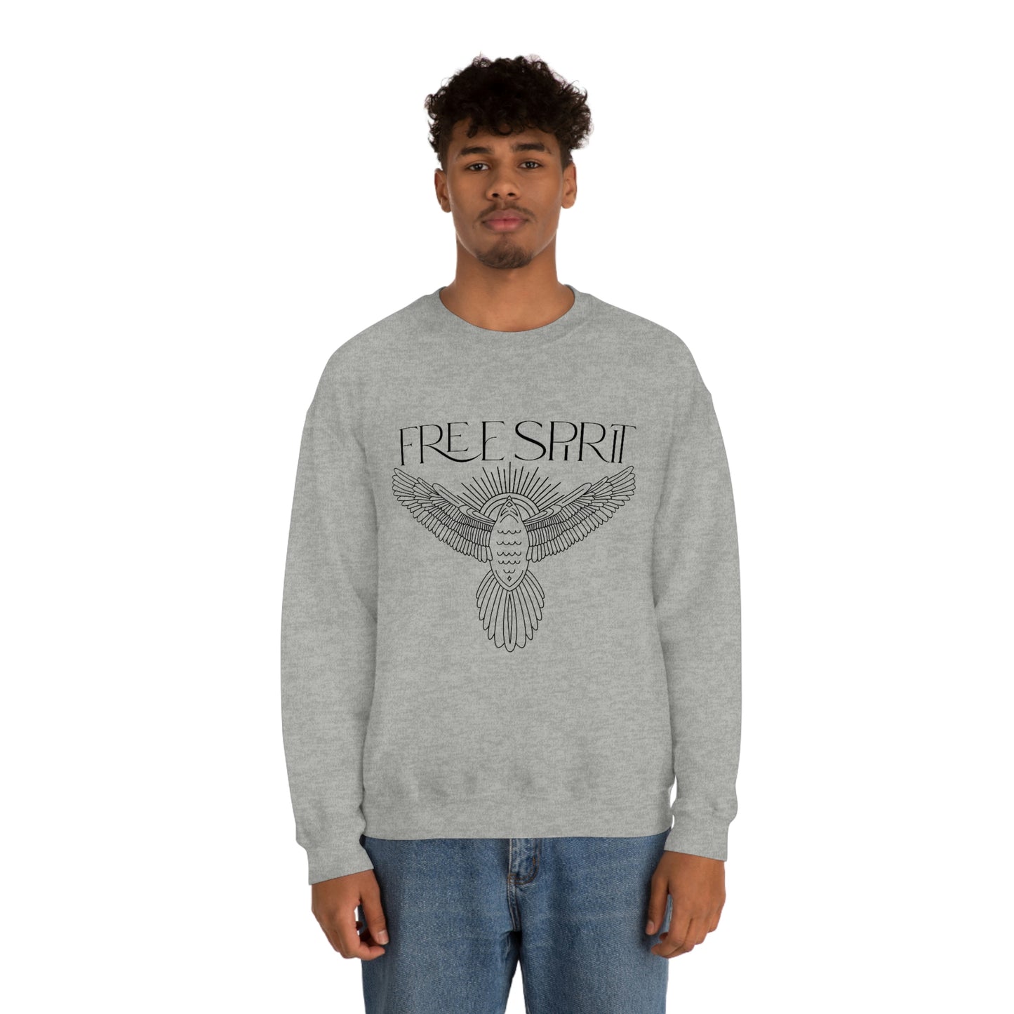 "Free Spirit" Unisex Crewneck Sweatshirt