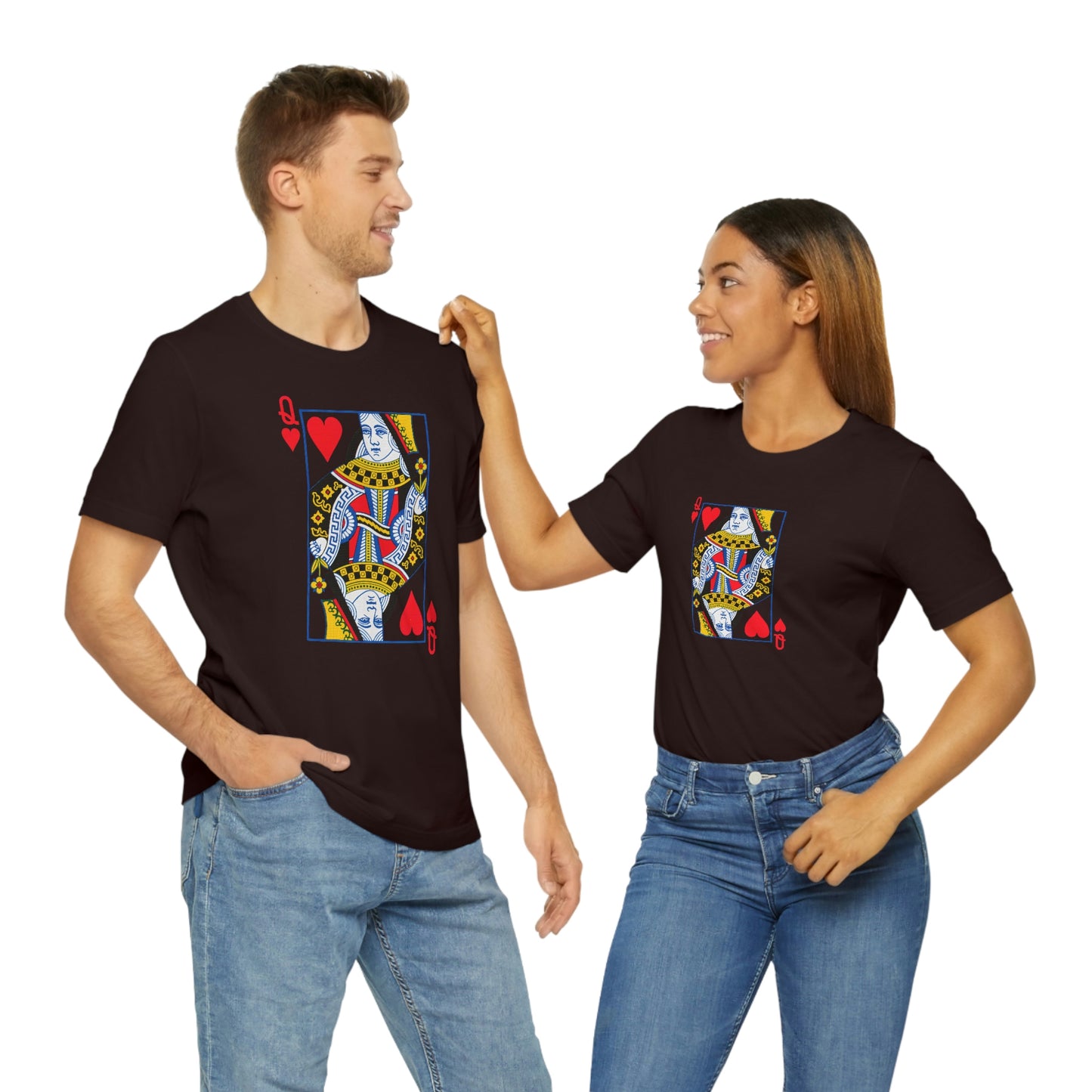 "Queen of Hearts" Unisex Jersey Short Sleeve Tee
