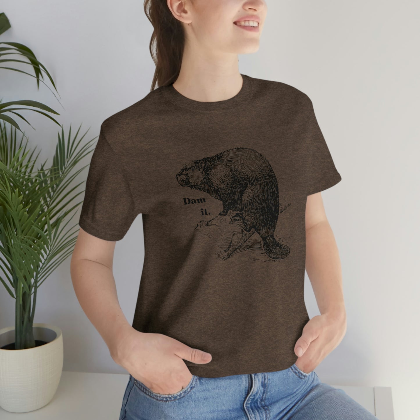 "Dam it" Bella Canvas Graphic Short Sleeve Tee