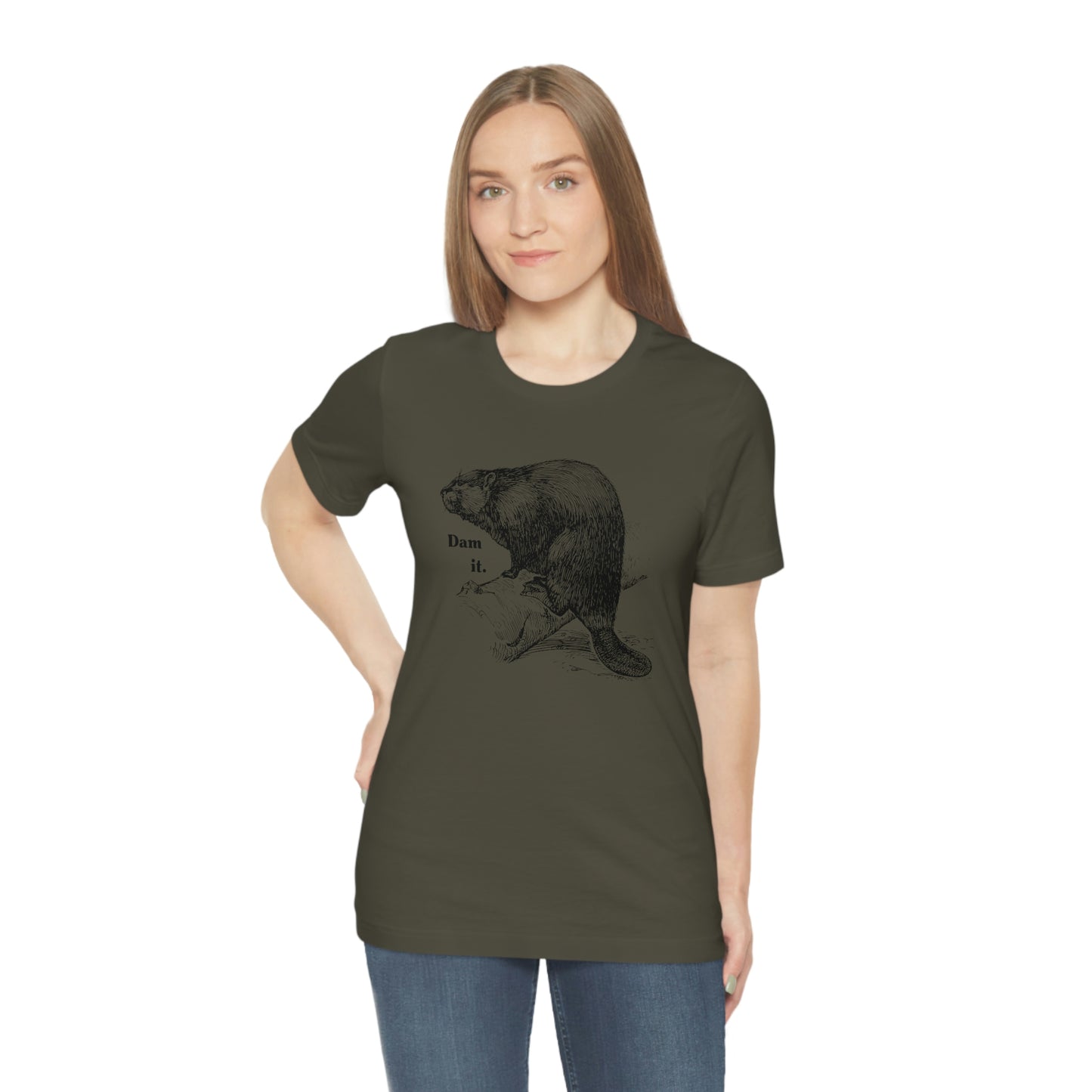 "Dam it" Bella Canvas Graphic Short Sleeve Tee