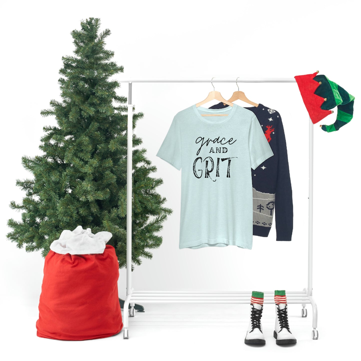 "Grace and Grit" Unisex Jersey Short Tee