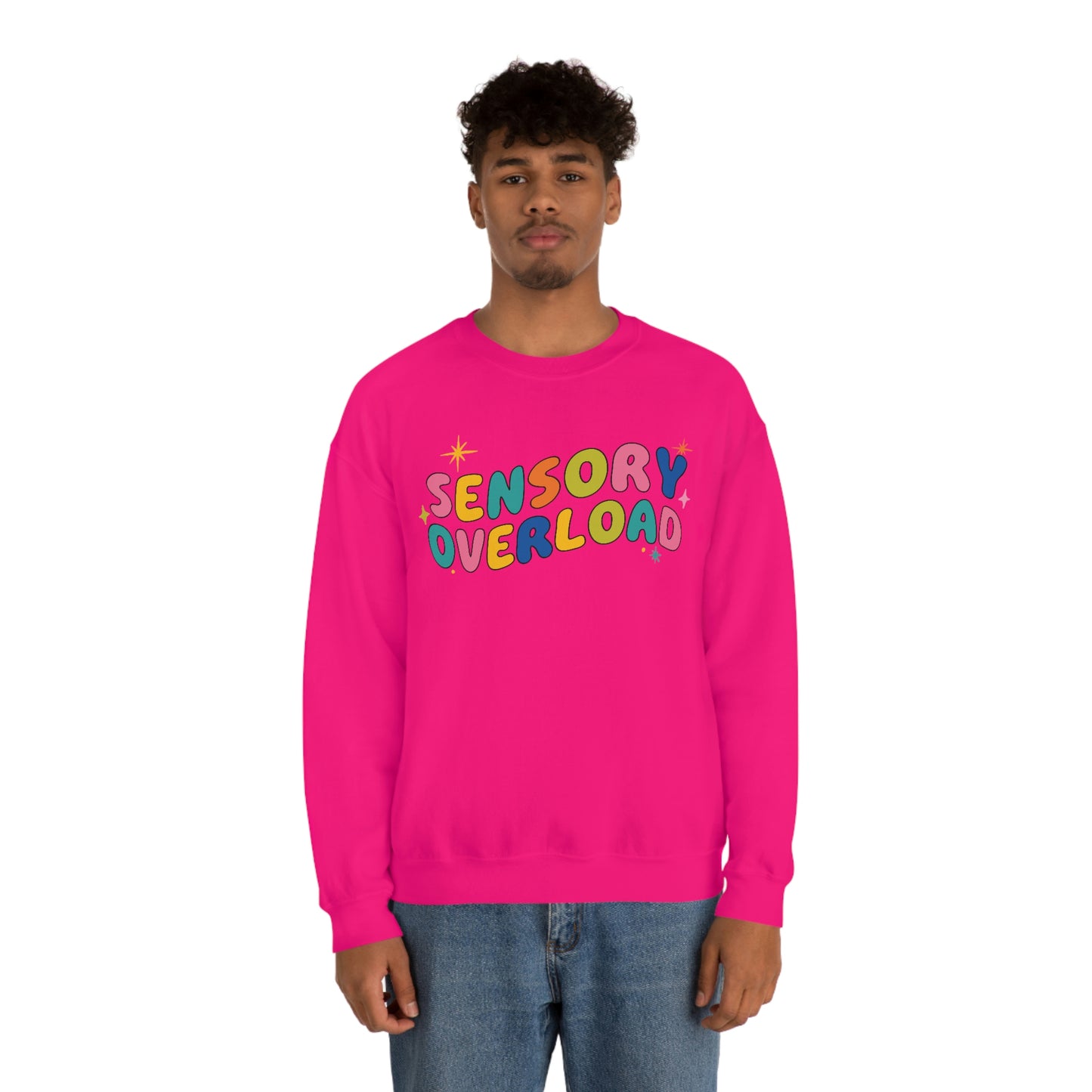 "Sensory Overload" Unisex Heavy Blend™ Crewneck Sweatshirt